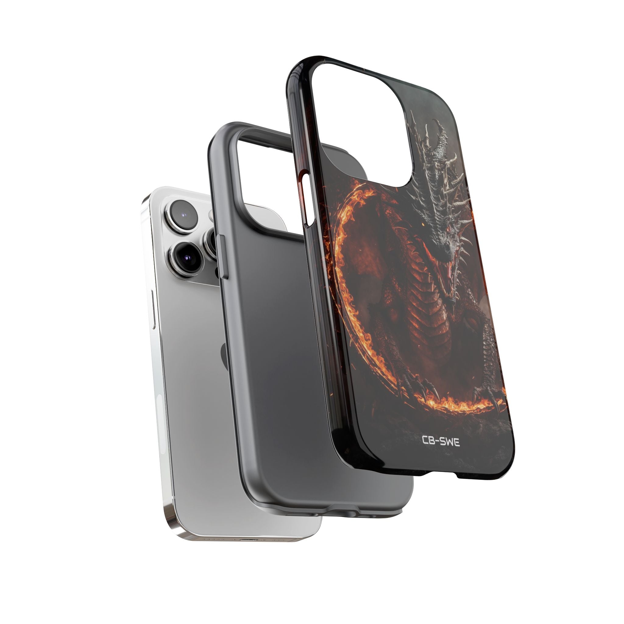 Fiery Dragon Roars - iPhone Case