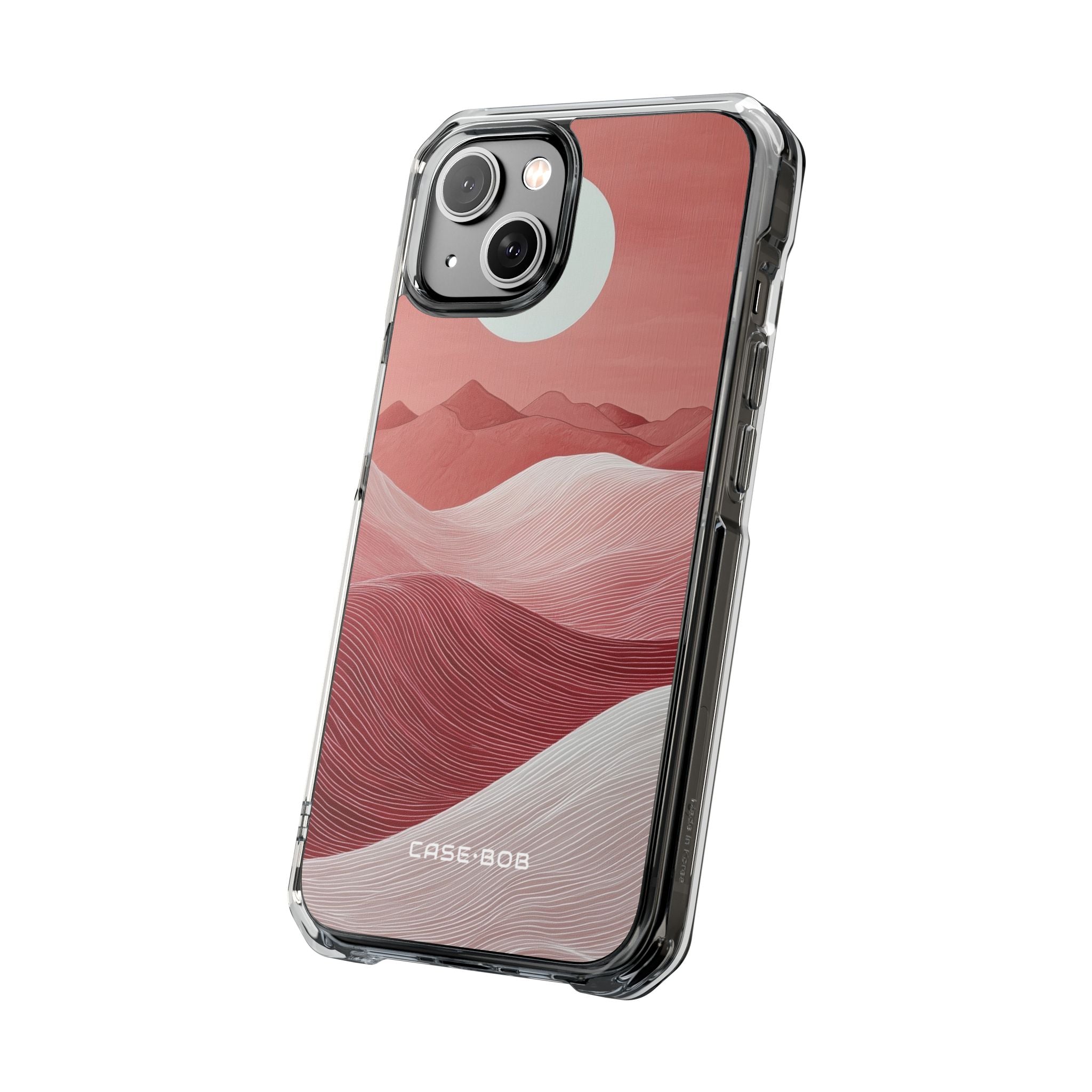 White Orb Dunes iPhone 14 Case - Impact