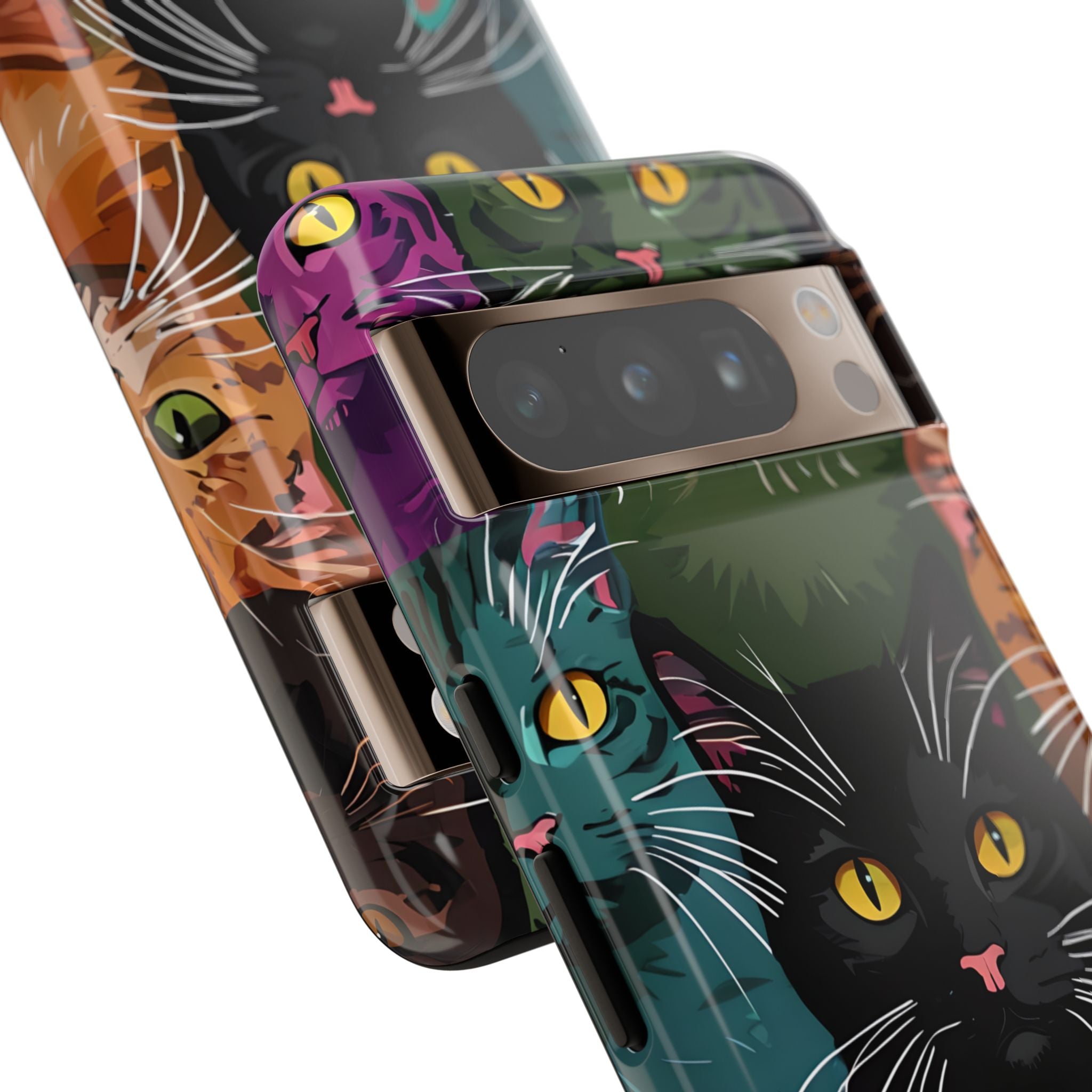 Colorful Cat Charisma - Google Pixel Case