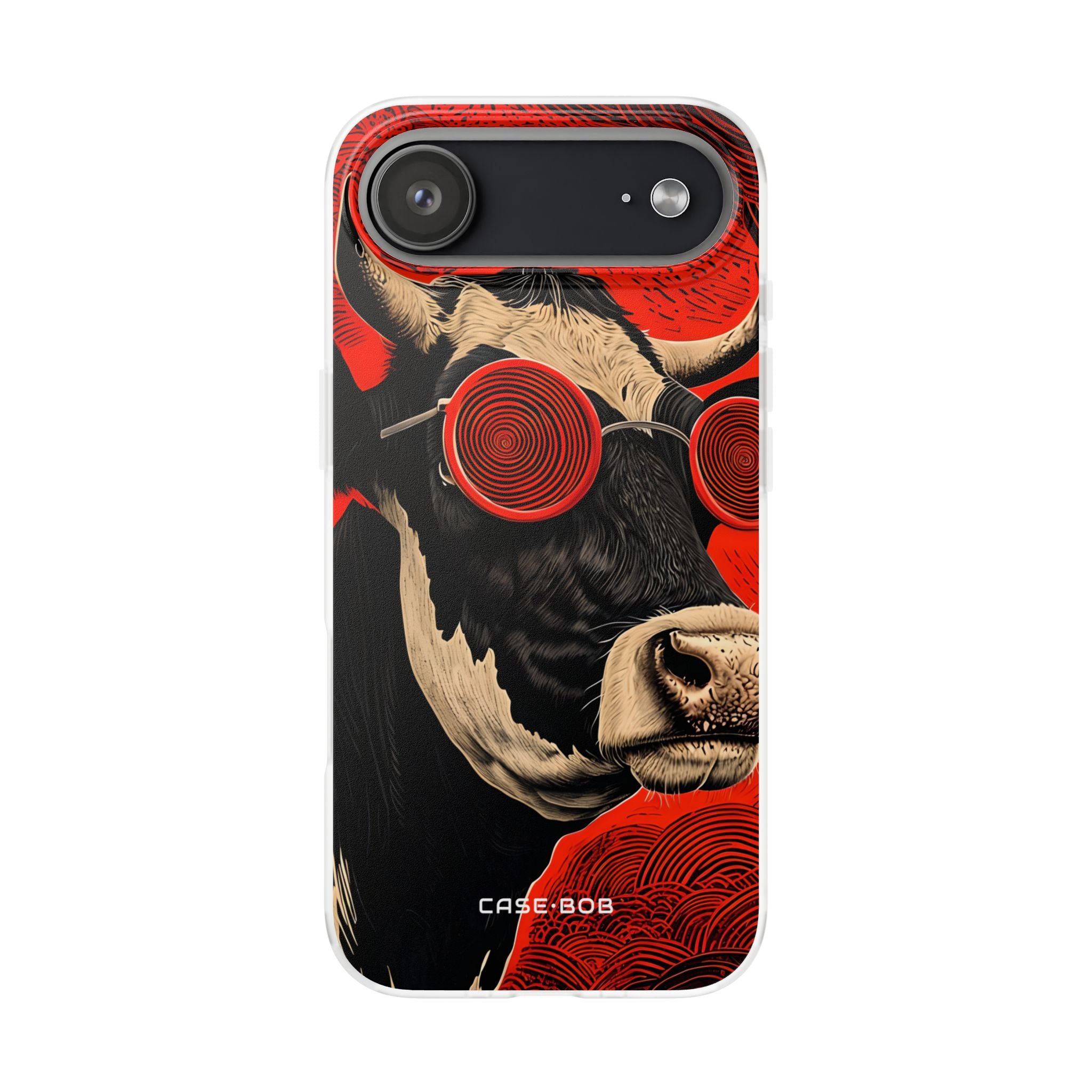 Hypnotic Cow iPhone 17 Air Case - Soft