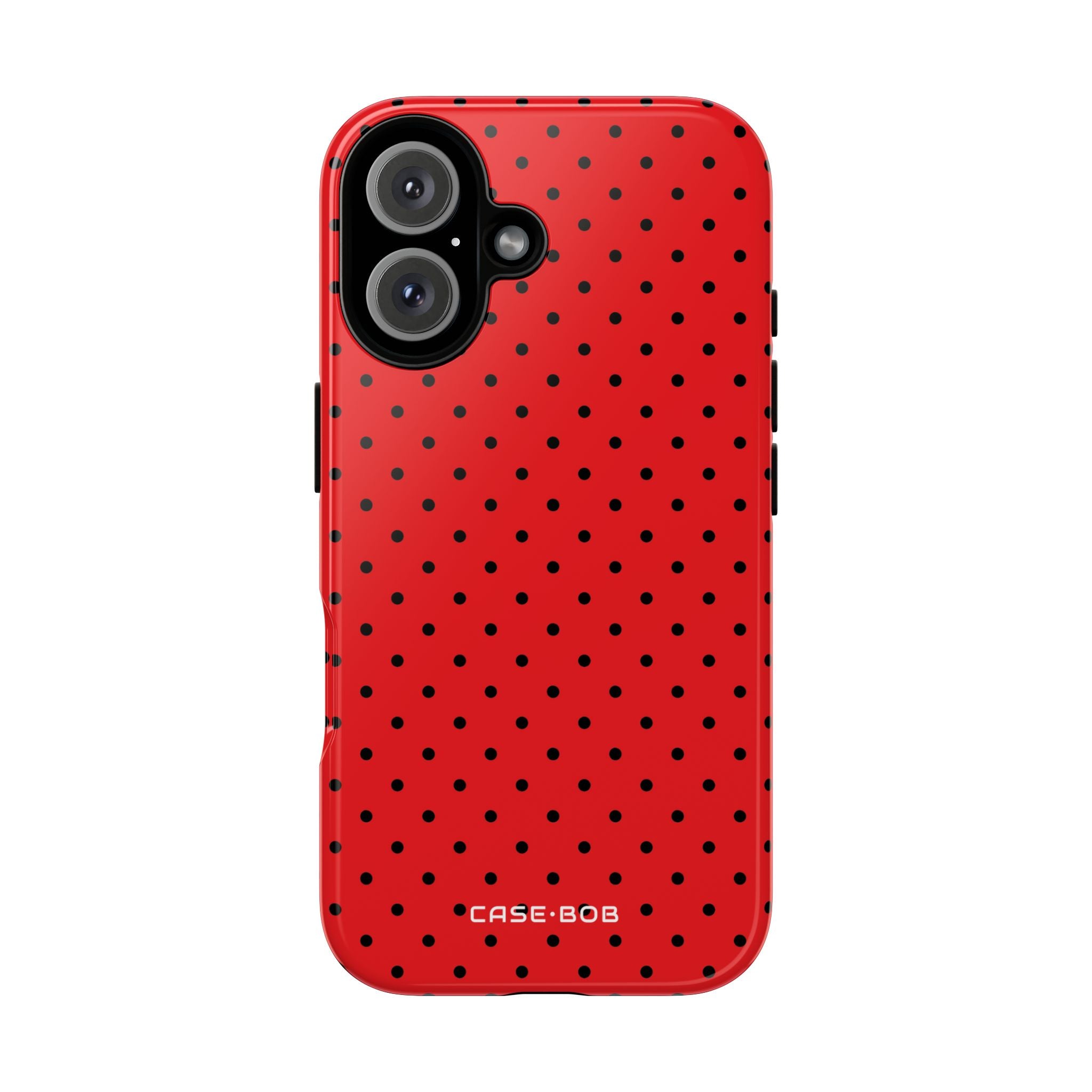 Crimson Dot Matrix iPhone 16 Pro Case - Tough