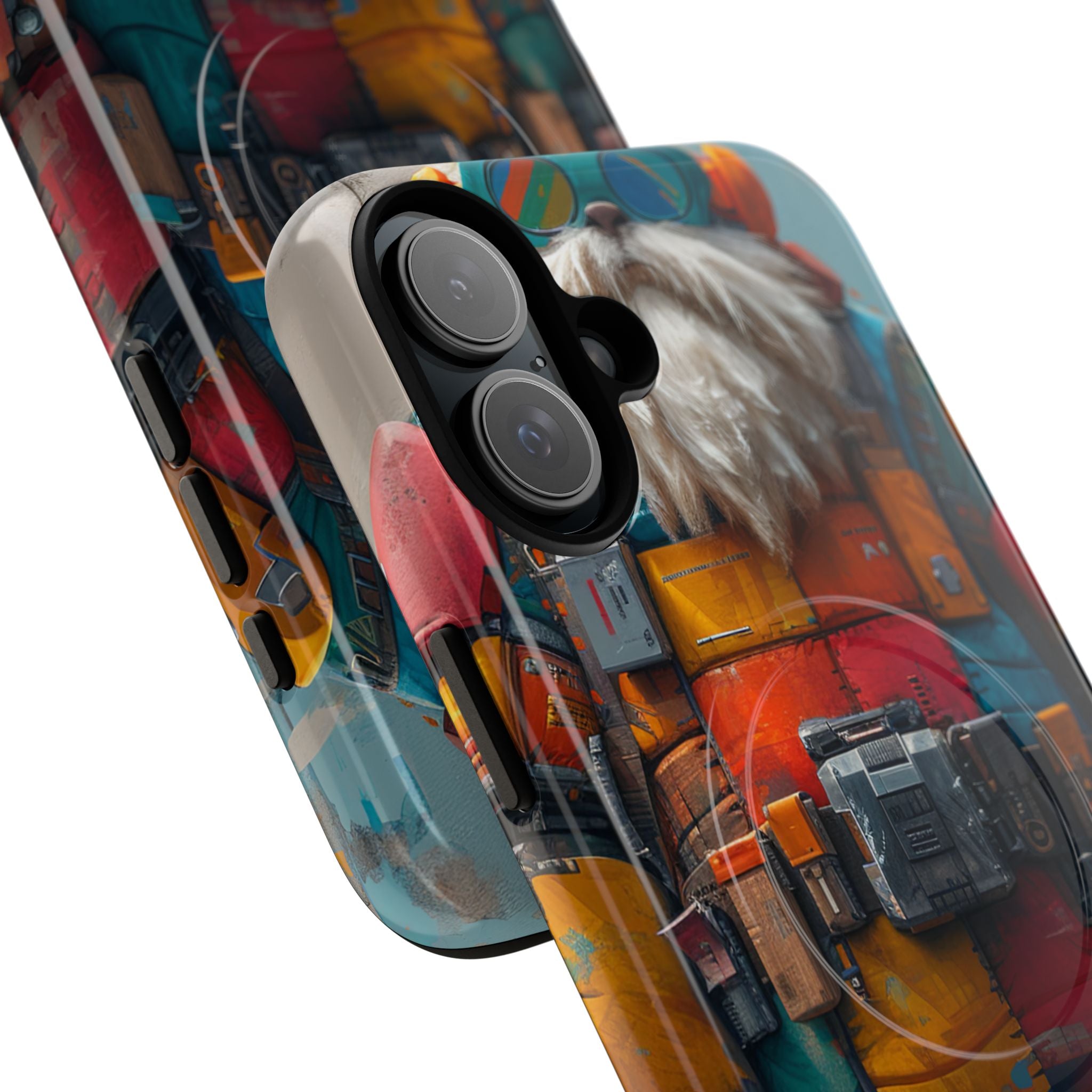 Whimsical Robot Wanderer iPhone 16 - Tough+