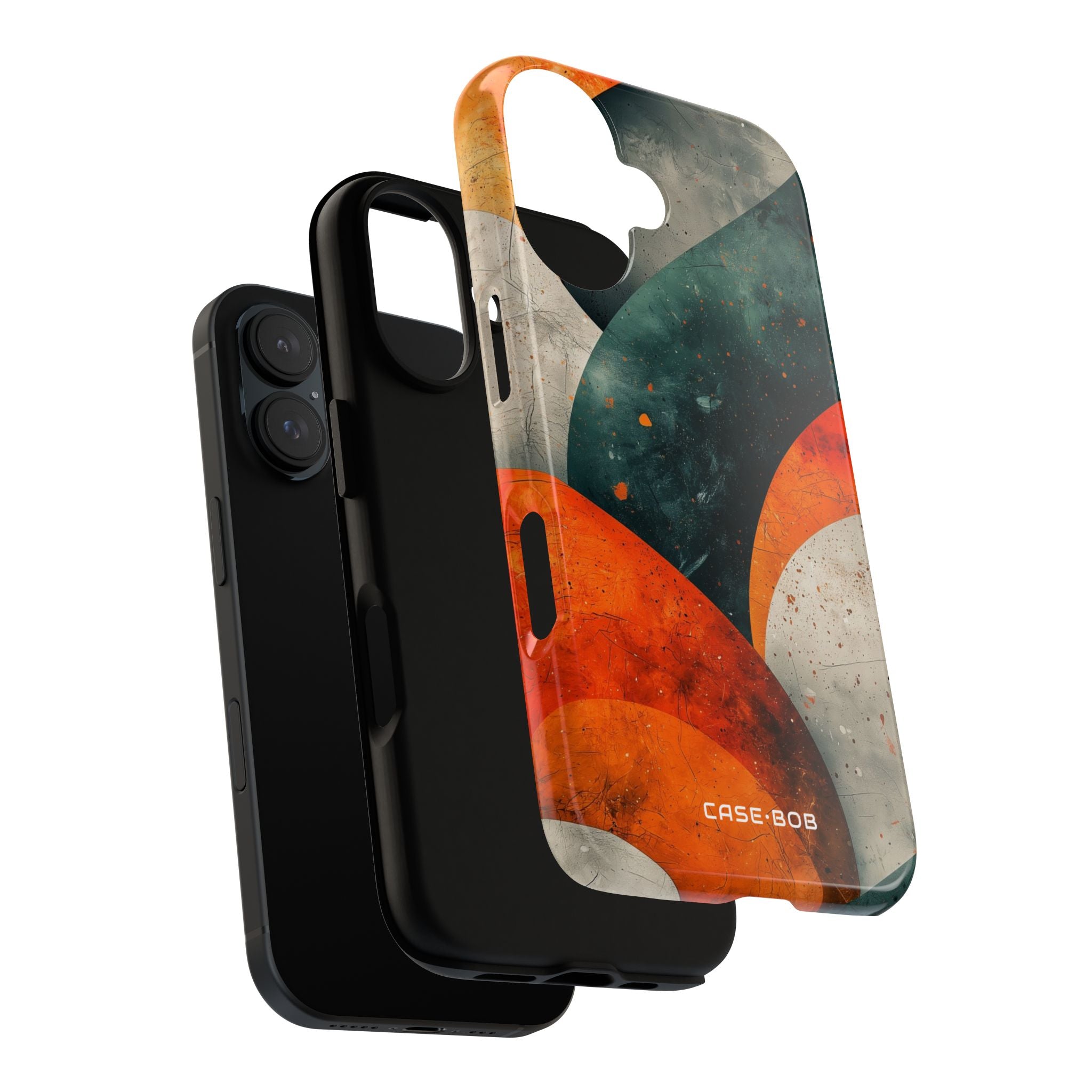 Crimson Wave iPhone 16 Case - Tough