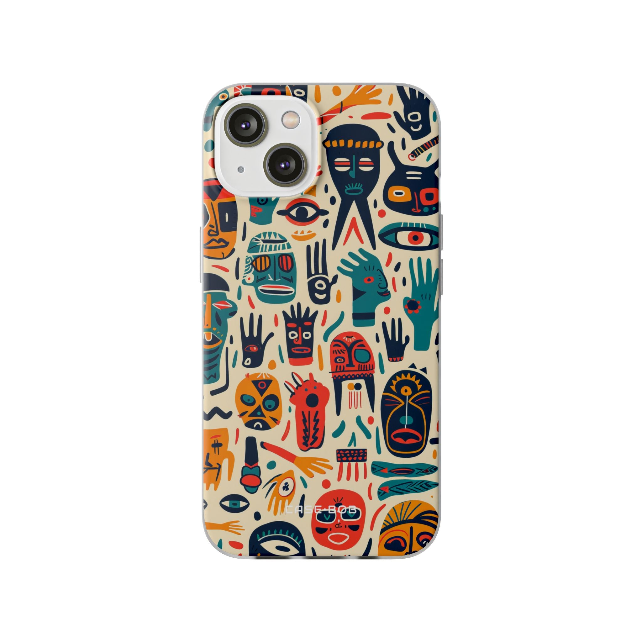 Vivid Faces iPhone 14 Case - Soft