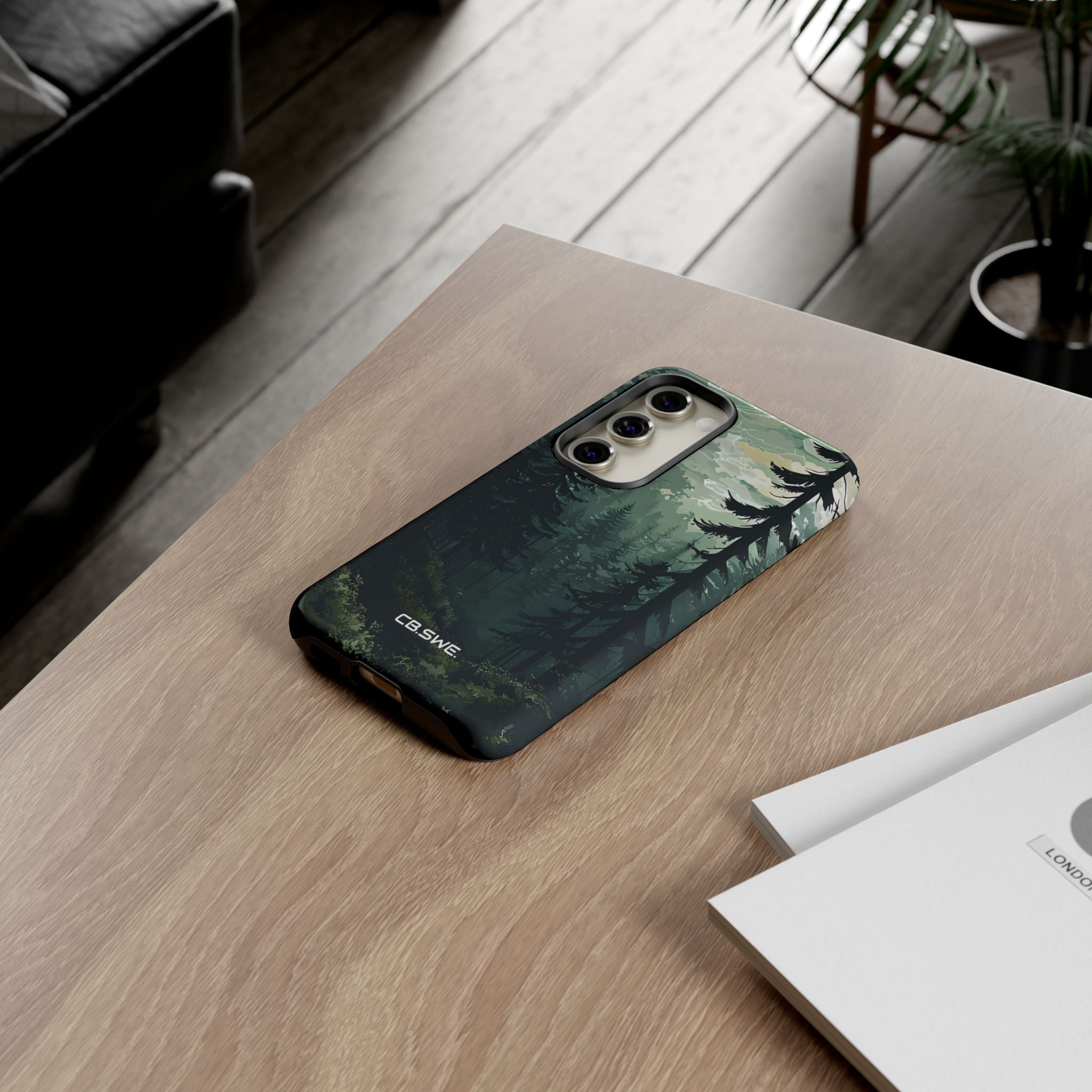 Serene Forest Landscape Phone Cover Samsung S23 - Tough