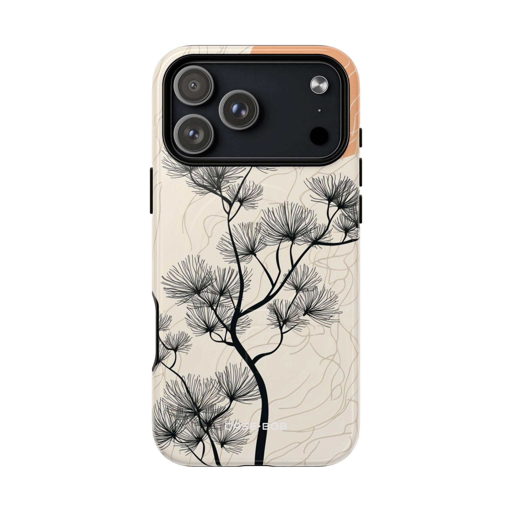 Spiky Tree Sunset iPhone 17 Pro Max Case - Tough+