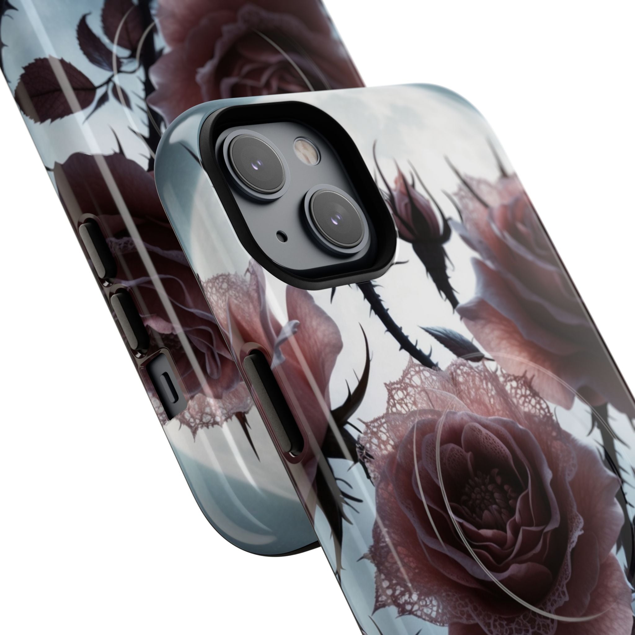 Luminous Rose Thorns iPhone 14 Plus Case - Tough+