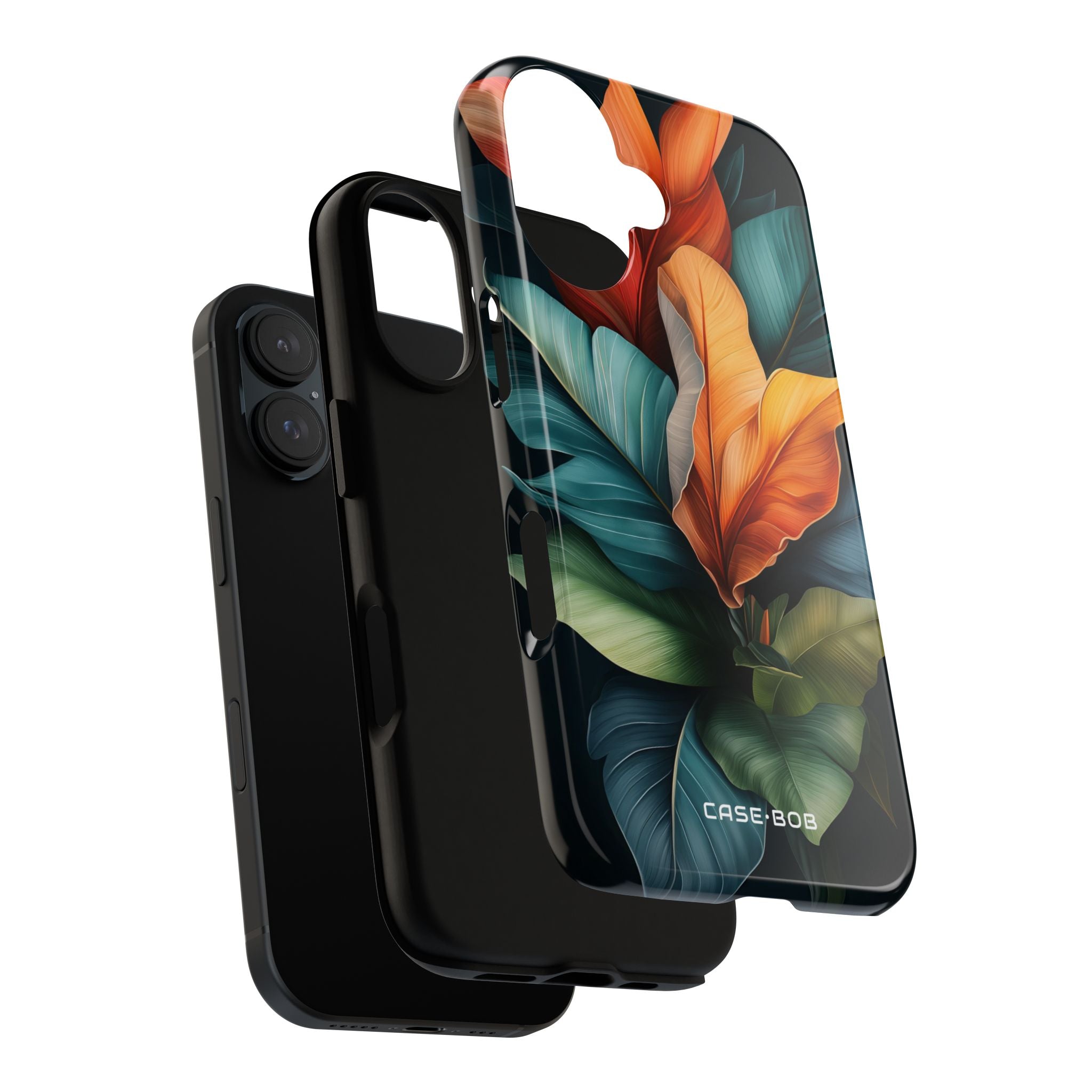 Tropical Leafburst iPhone 16 Plus Case - Tough