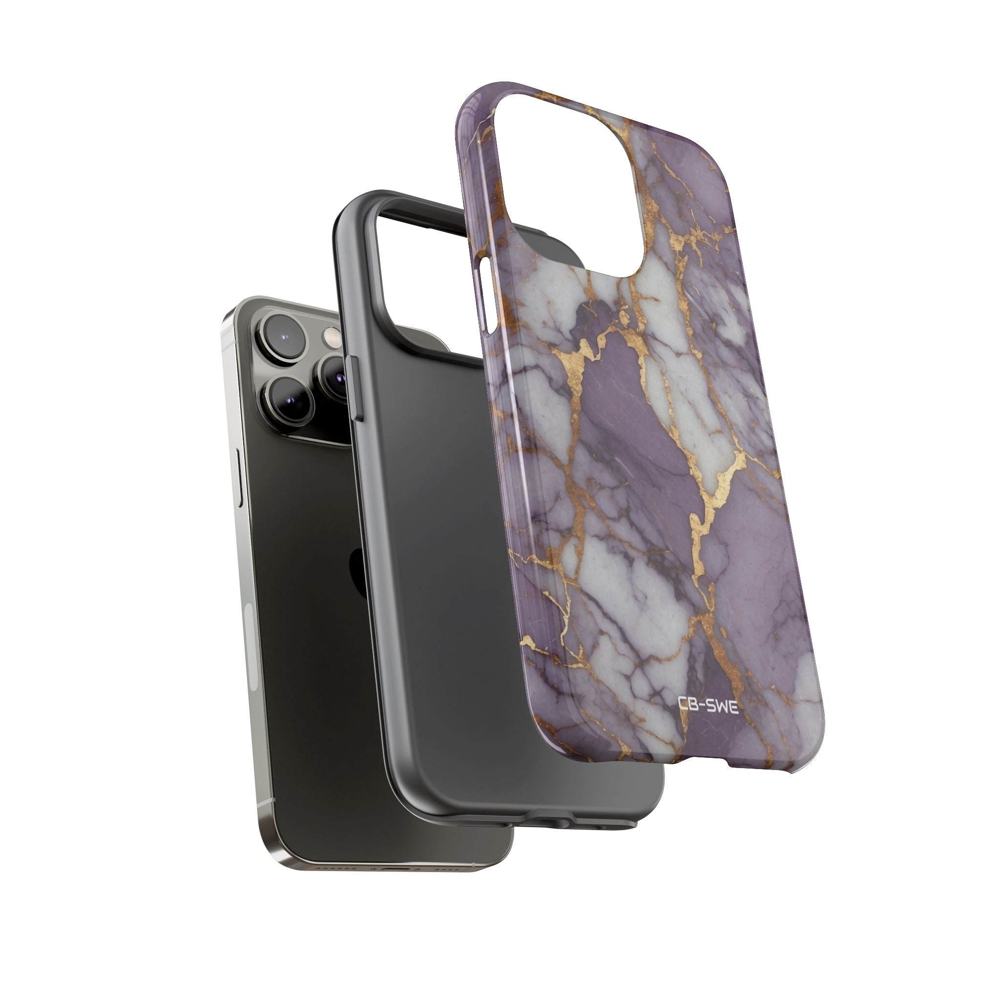 Lavender Veins Flow - iPhone Case