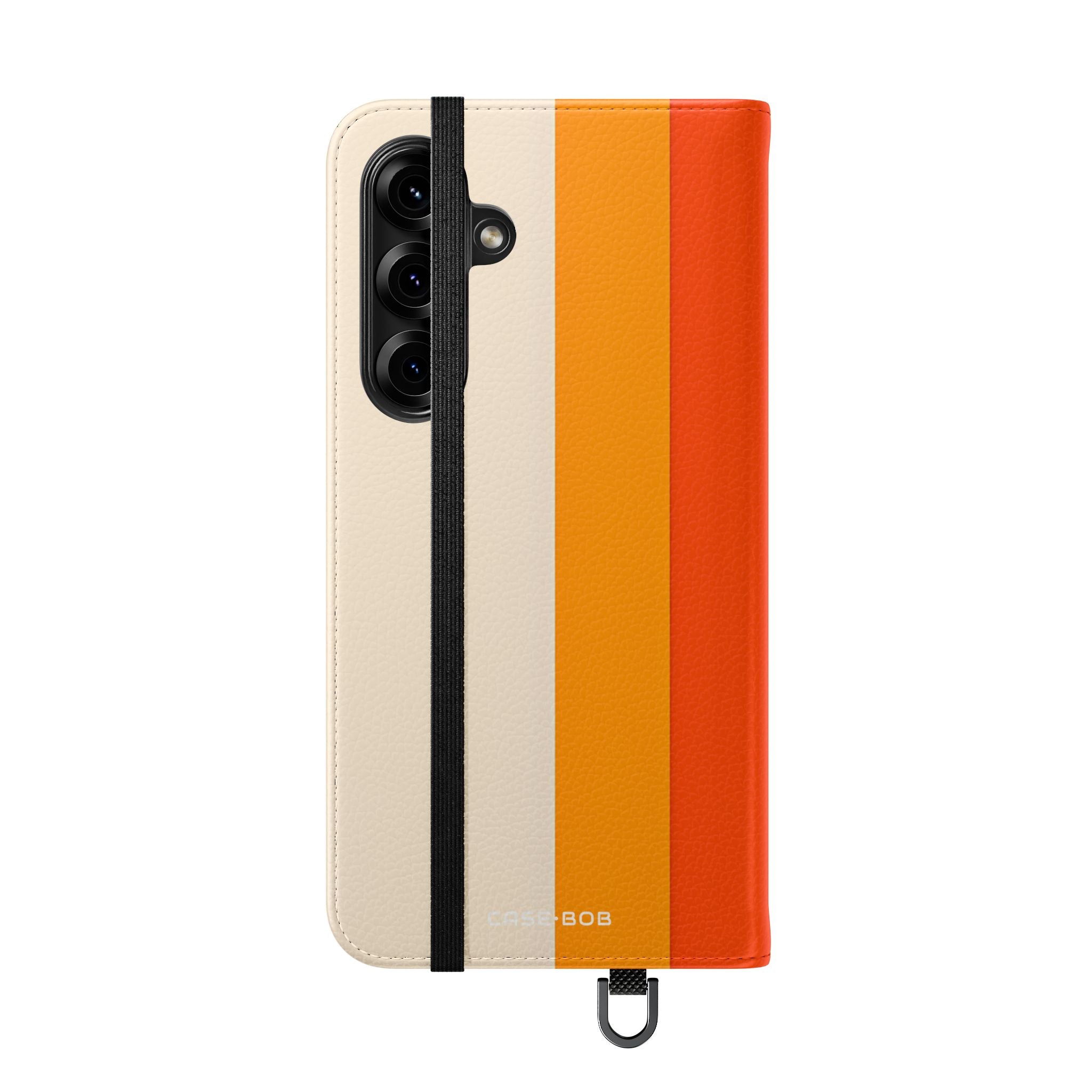 Sateenkaariraitoja beige - Samsung S25+ Case - Lompakko