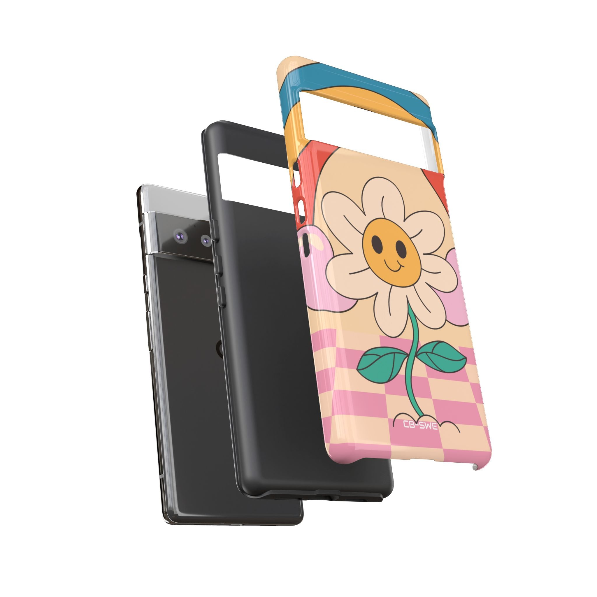 Joyful Retro Bloom - Google Pixel Case