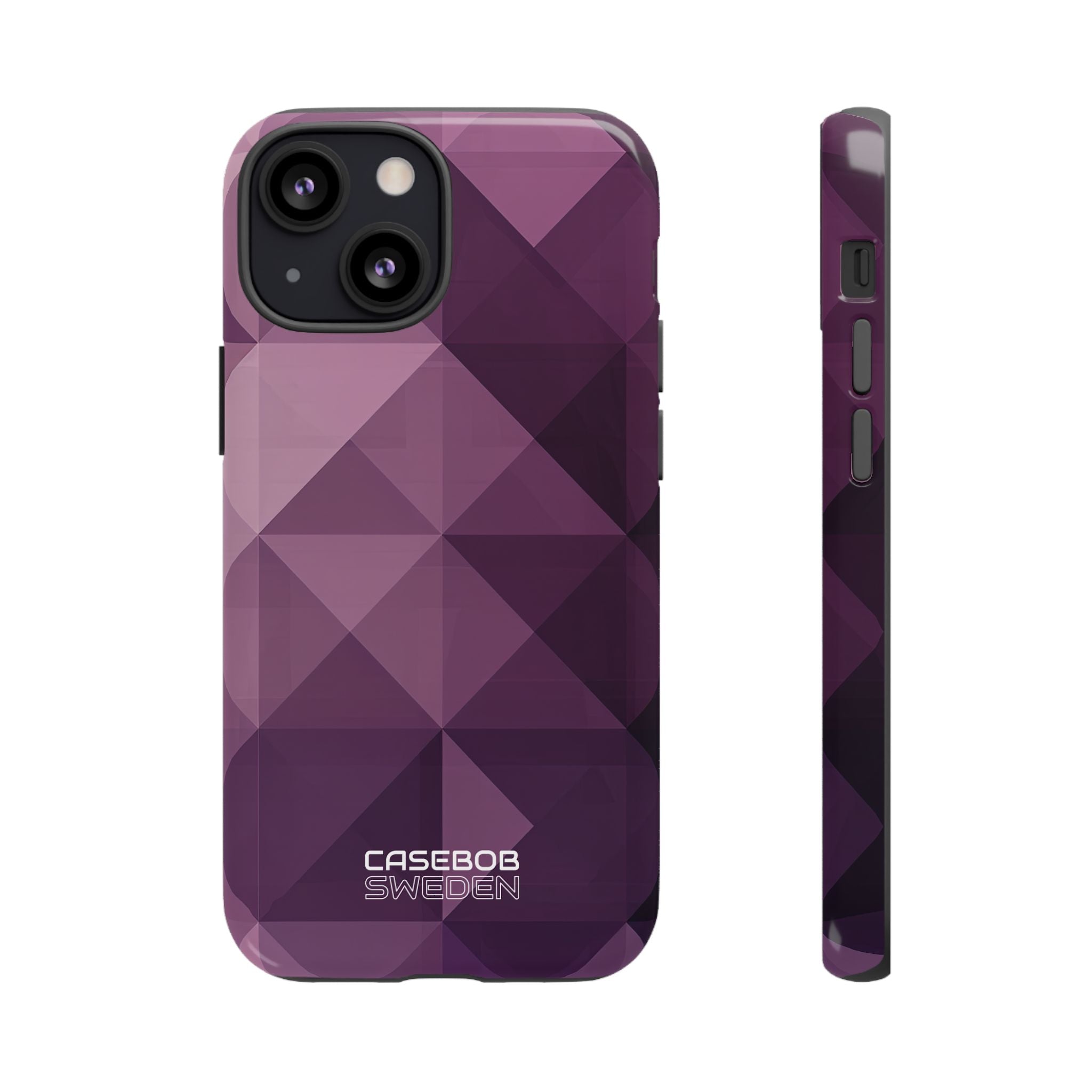 Purple Geometric Mosaic iPhone 13 - Tough