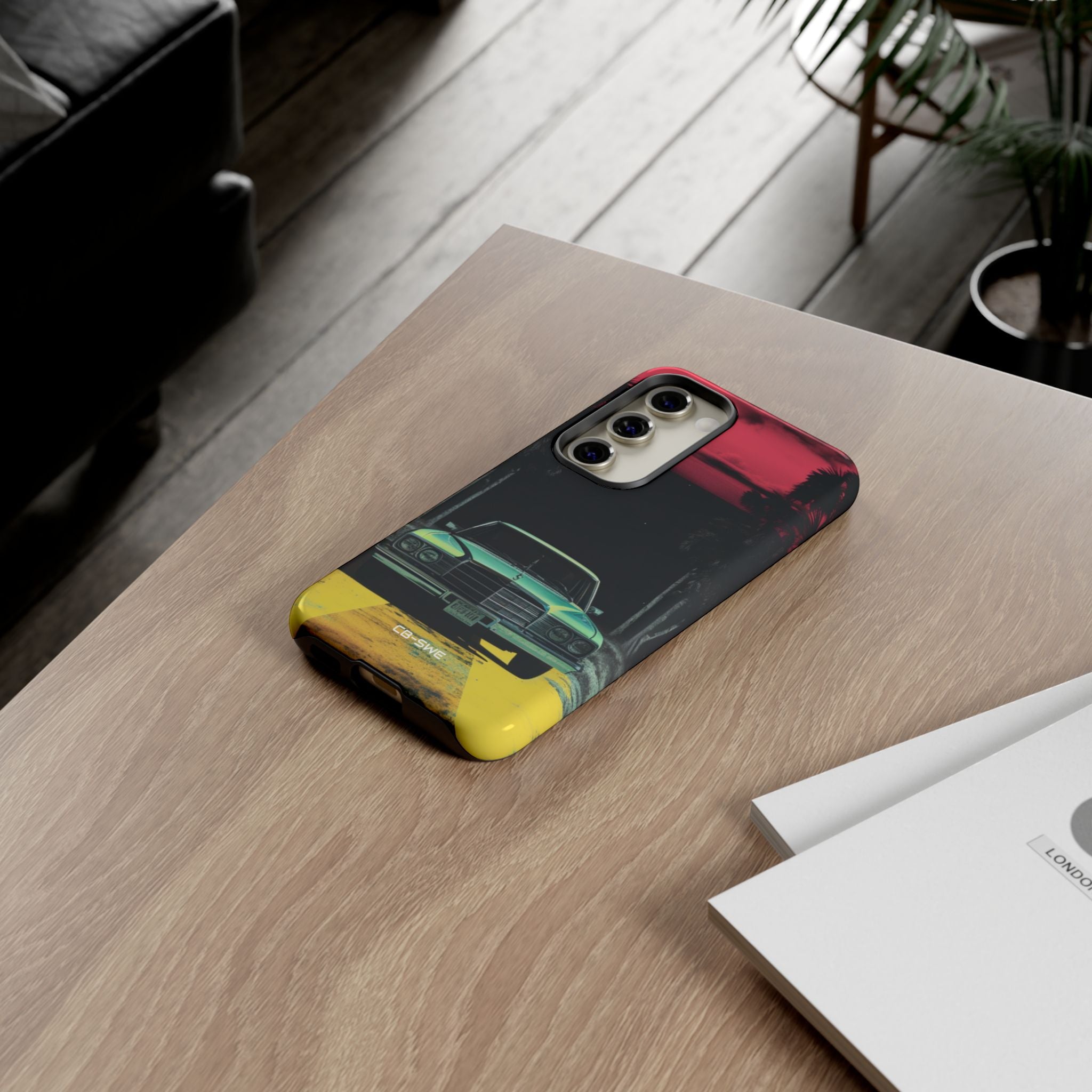 Retro Futuristic Nightscape - Samsung Case