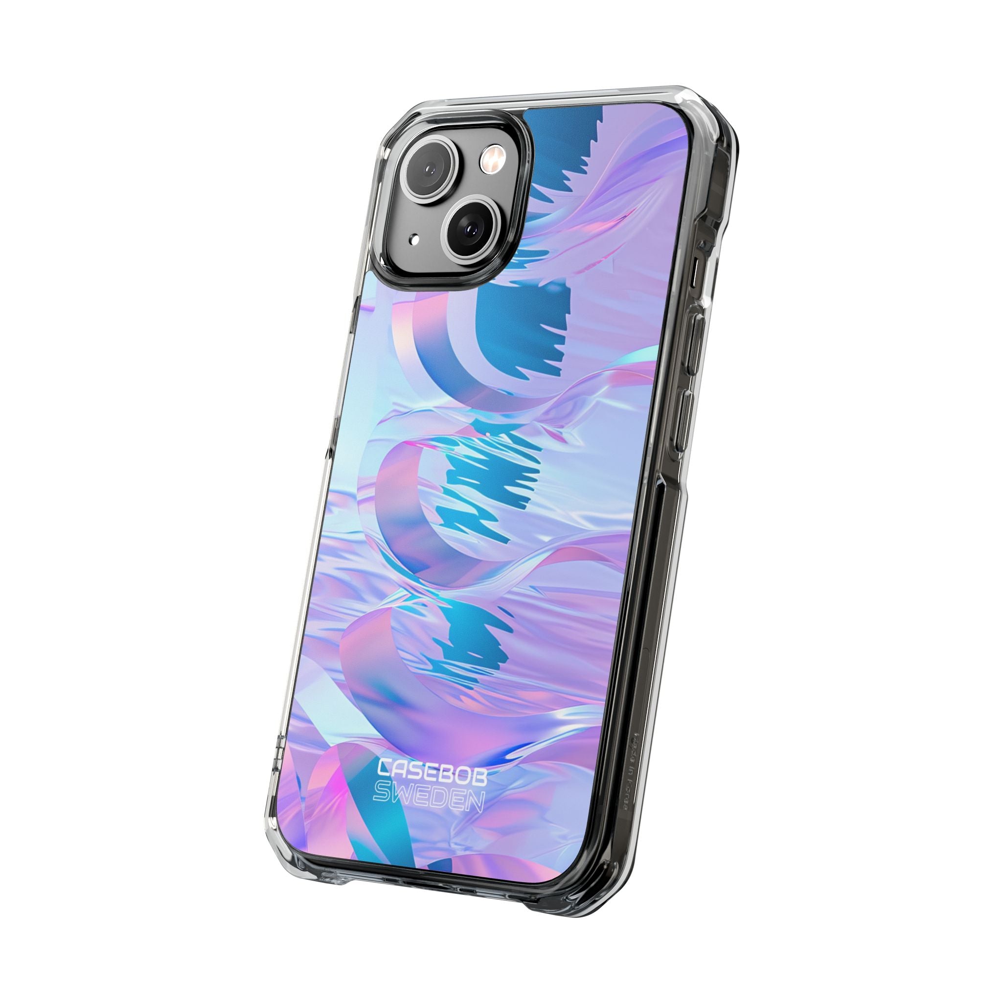 Iridescente Stromende Golven iPhone 14 - Impact Clear+