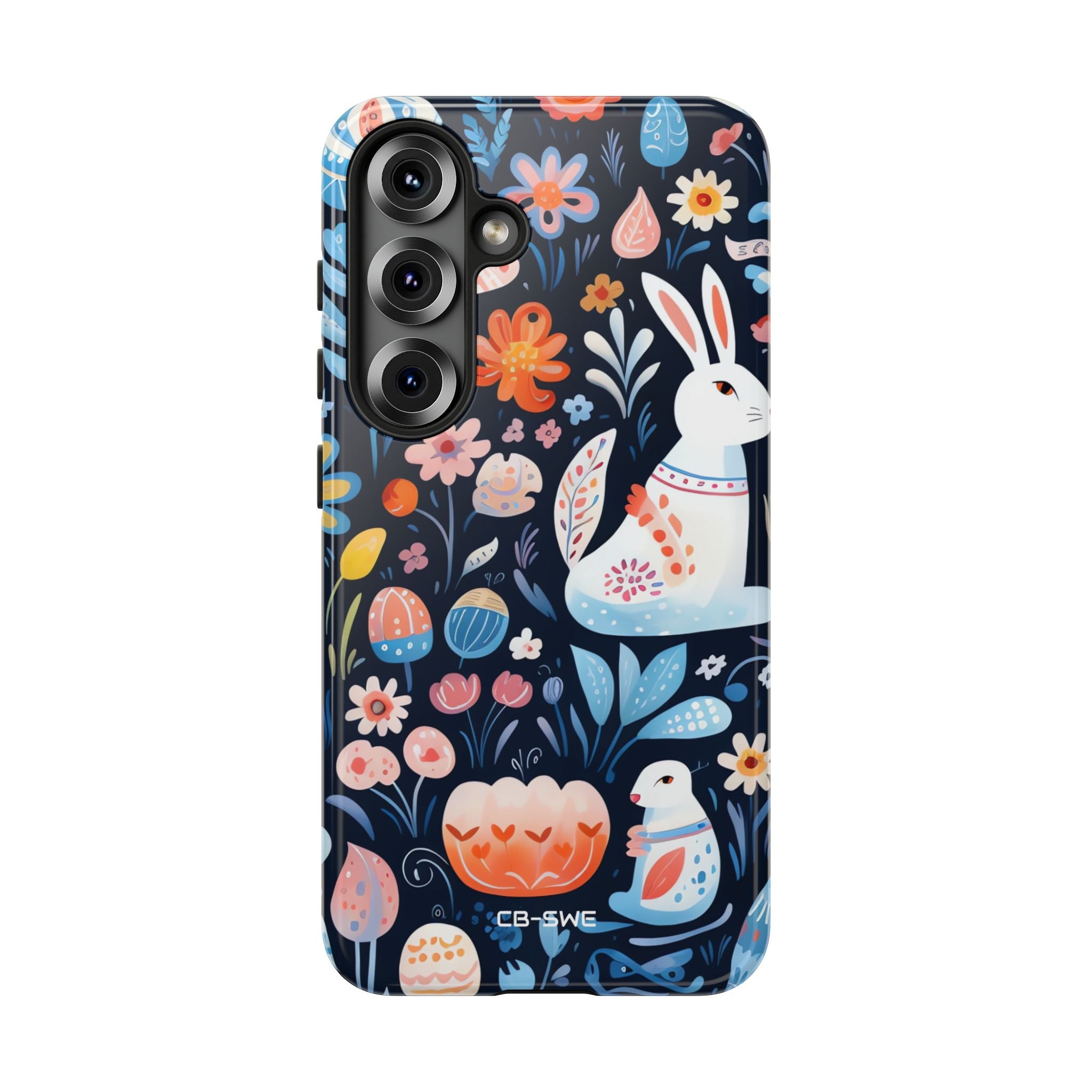 Bunnies Play Among Flowers - Samsung Case