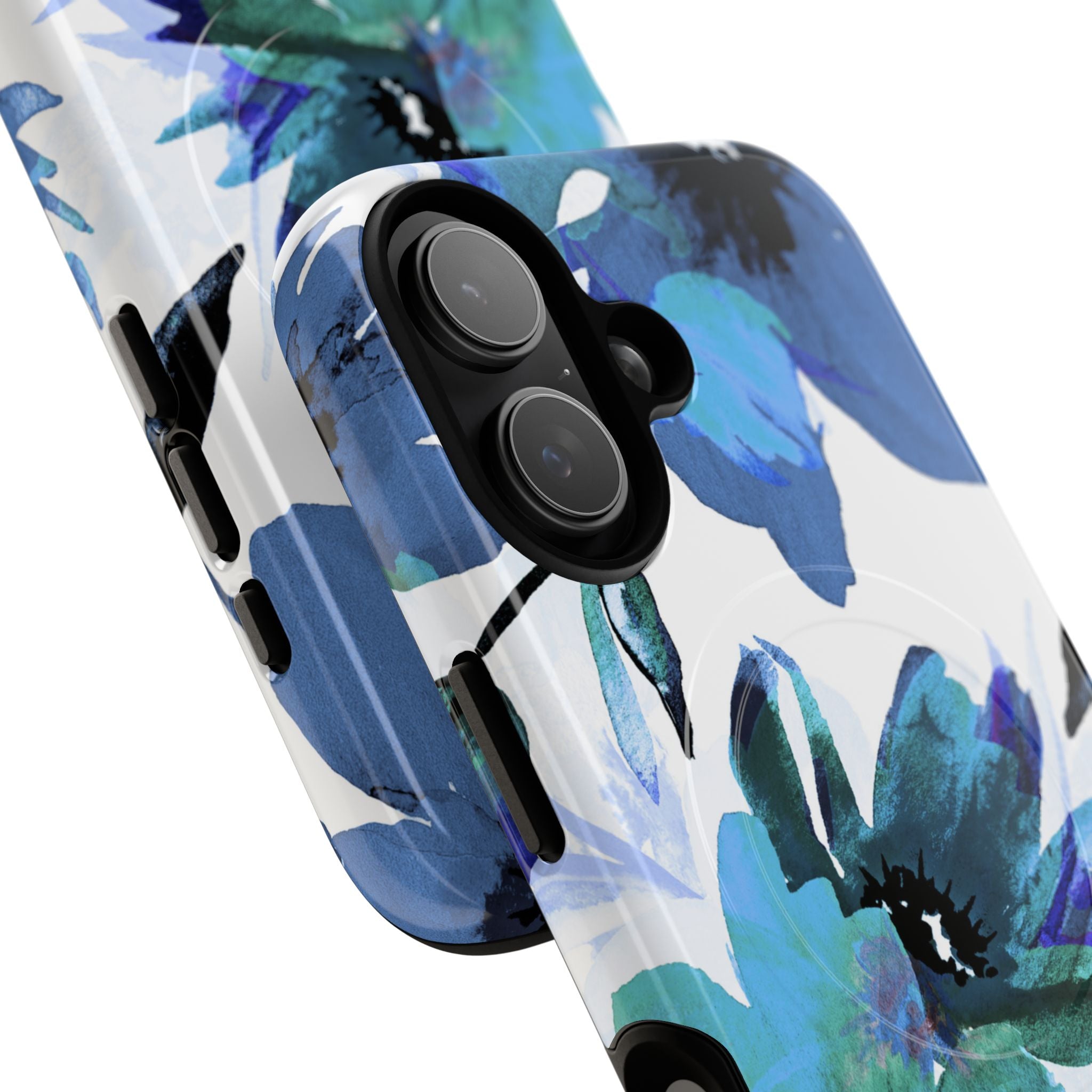 Blue Blossom Radiance iPhone 17 Case - Tough+