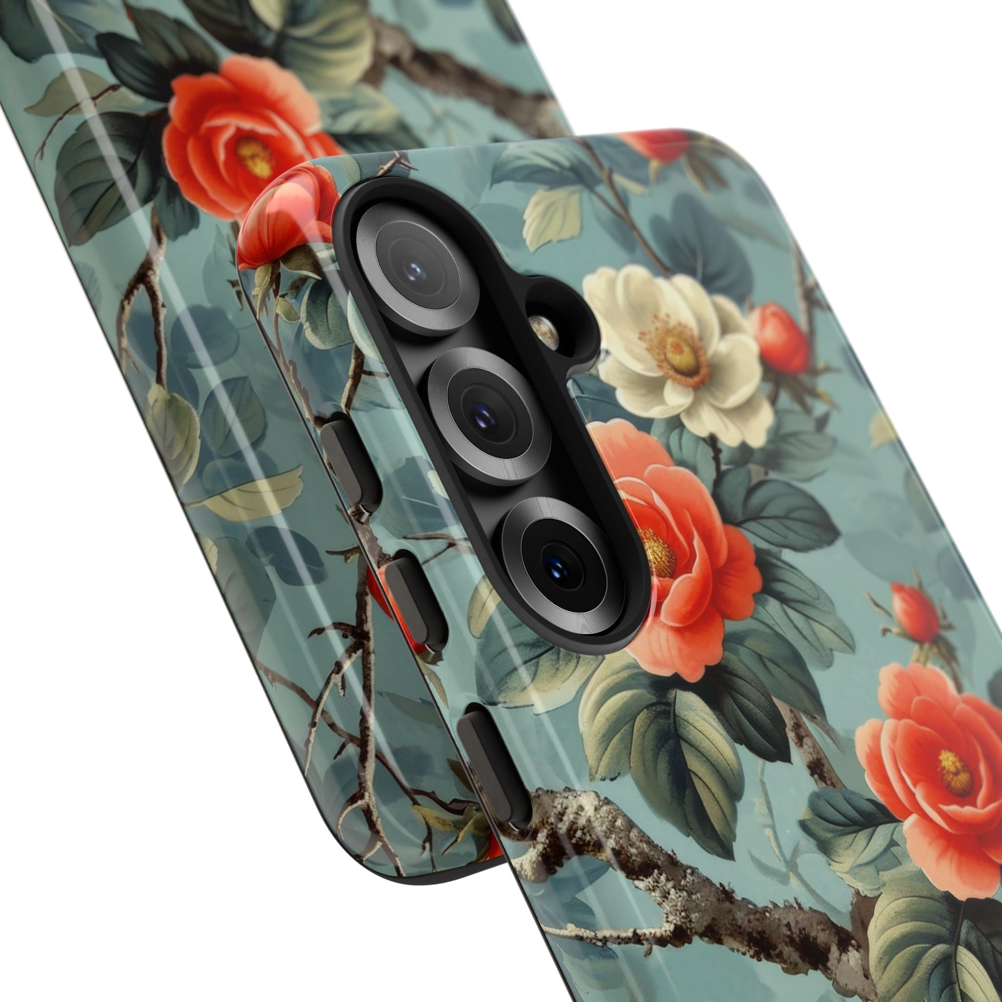 Coral Bloom Samsung S25 Case - Tough