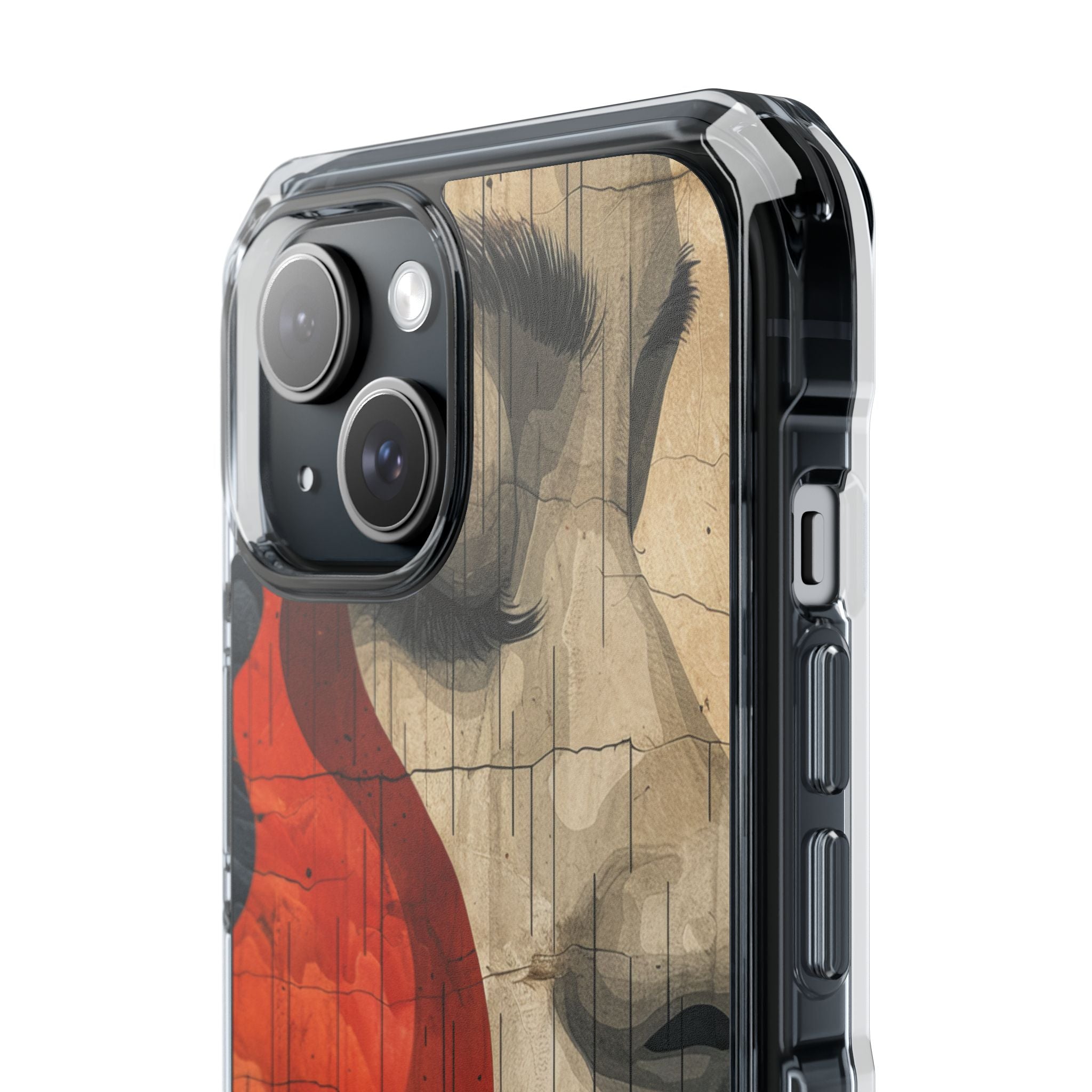 Crimson Flow Profile iPhone 15 - Impact Clear+