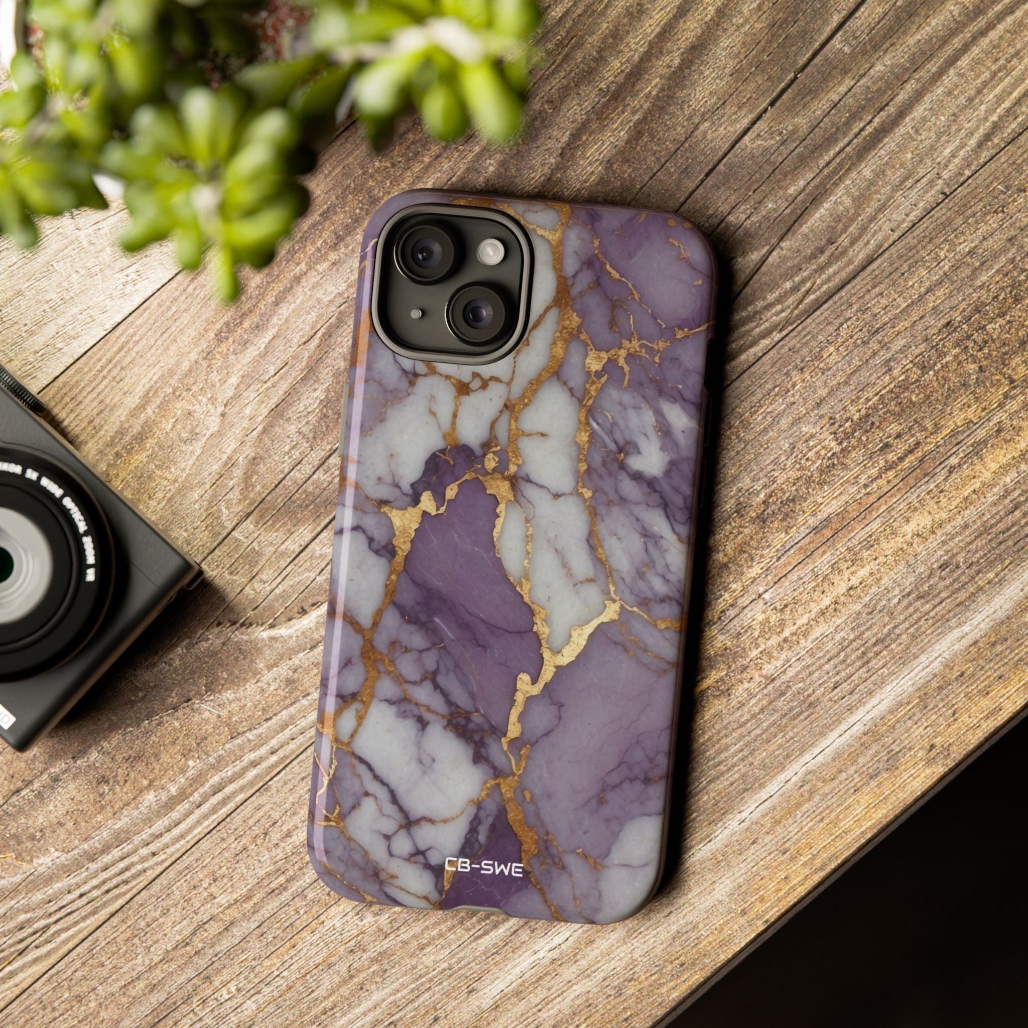 Lavender Veins Flow - iPhone Case