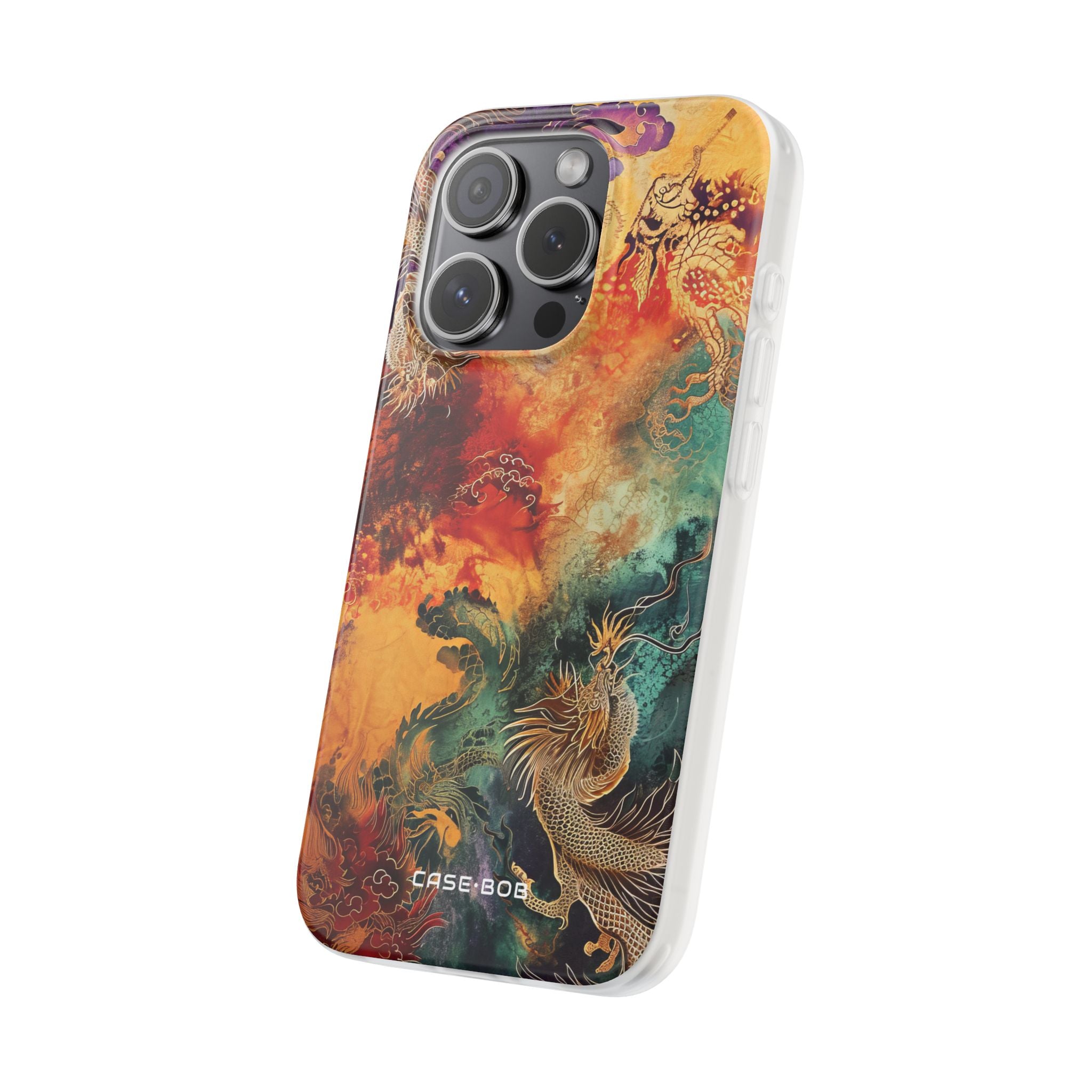 Dragon Ember iPhone 15 Pro Case - Soft