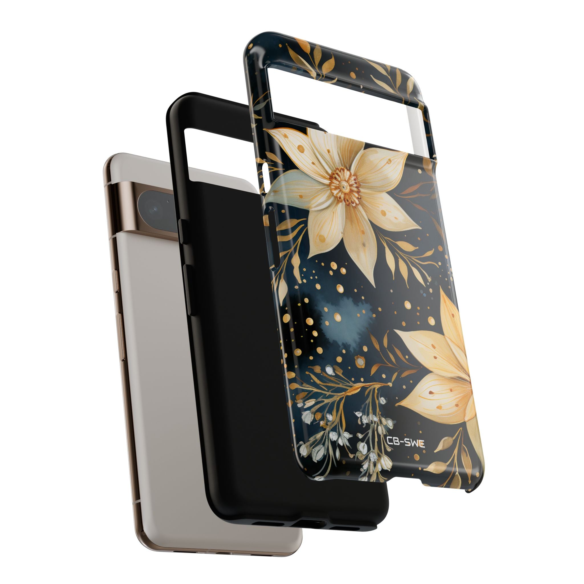 Floral Elegance Flourishes - Google Pixel Case