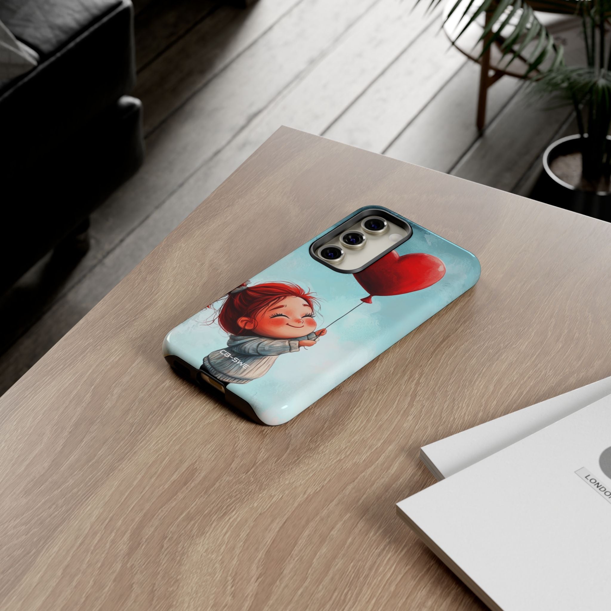 Joyful Girl Flies - Samsung Case