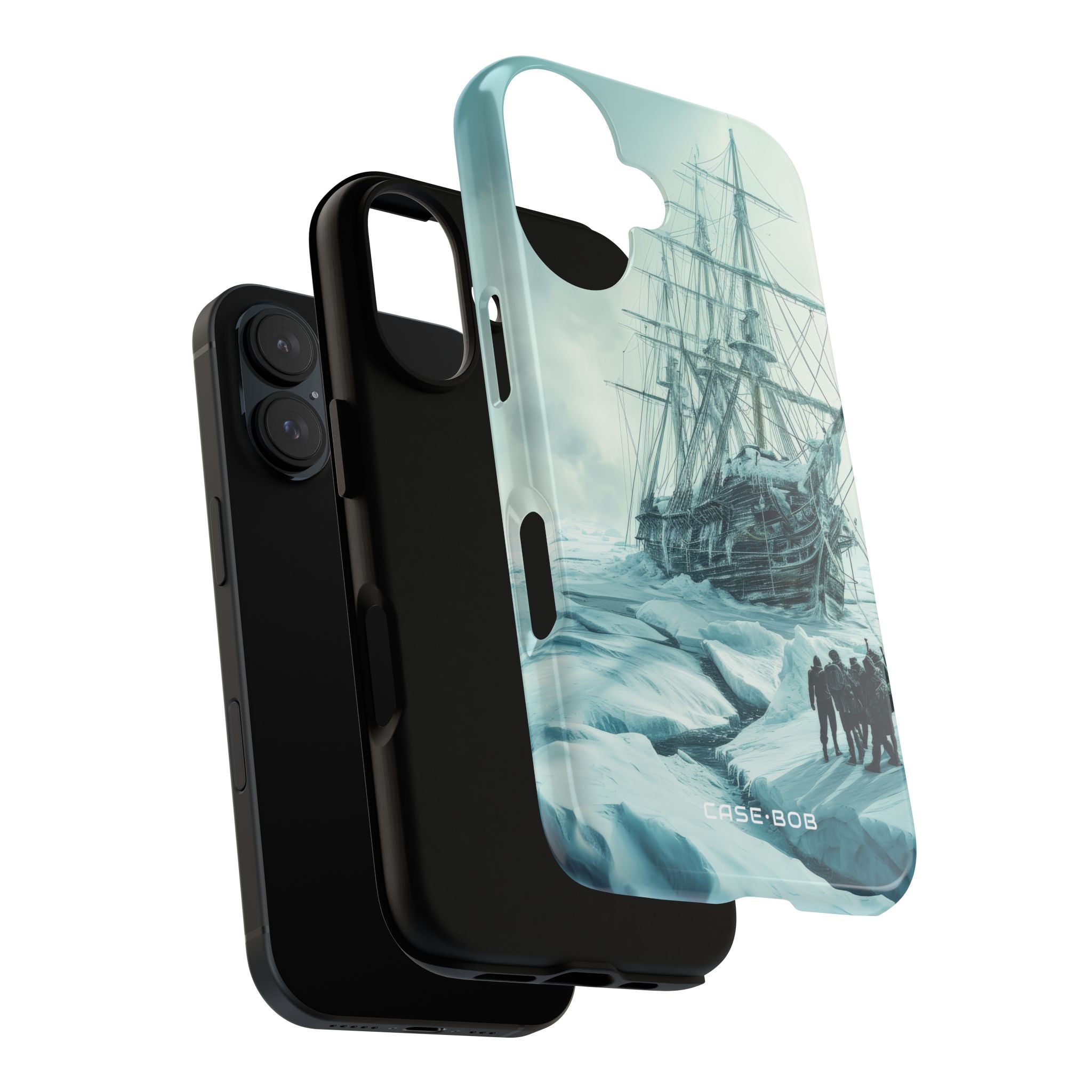 Icebound Ship iPhone 16 Case - Tough