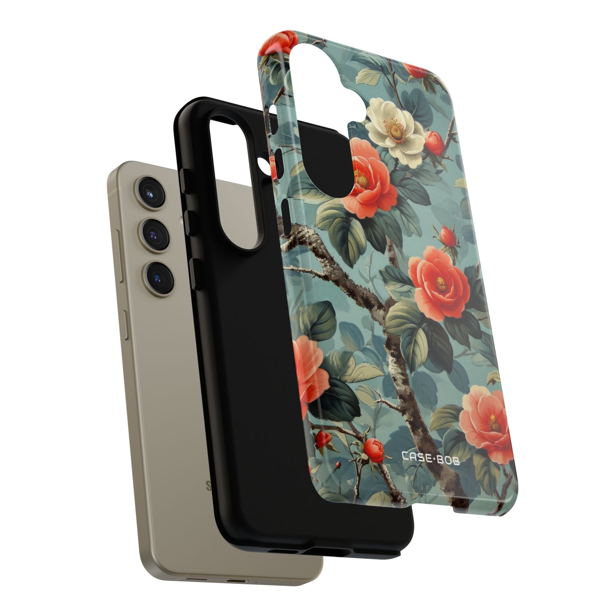Coral Bloom Samsung S24 Case - Tough