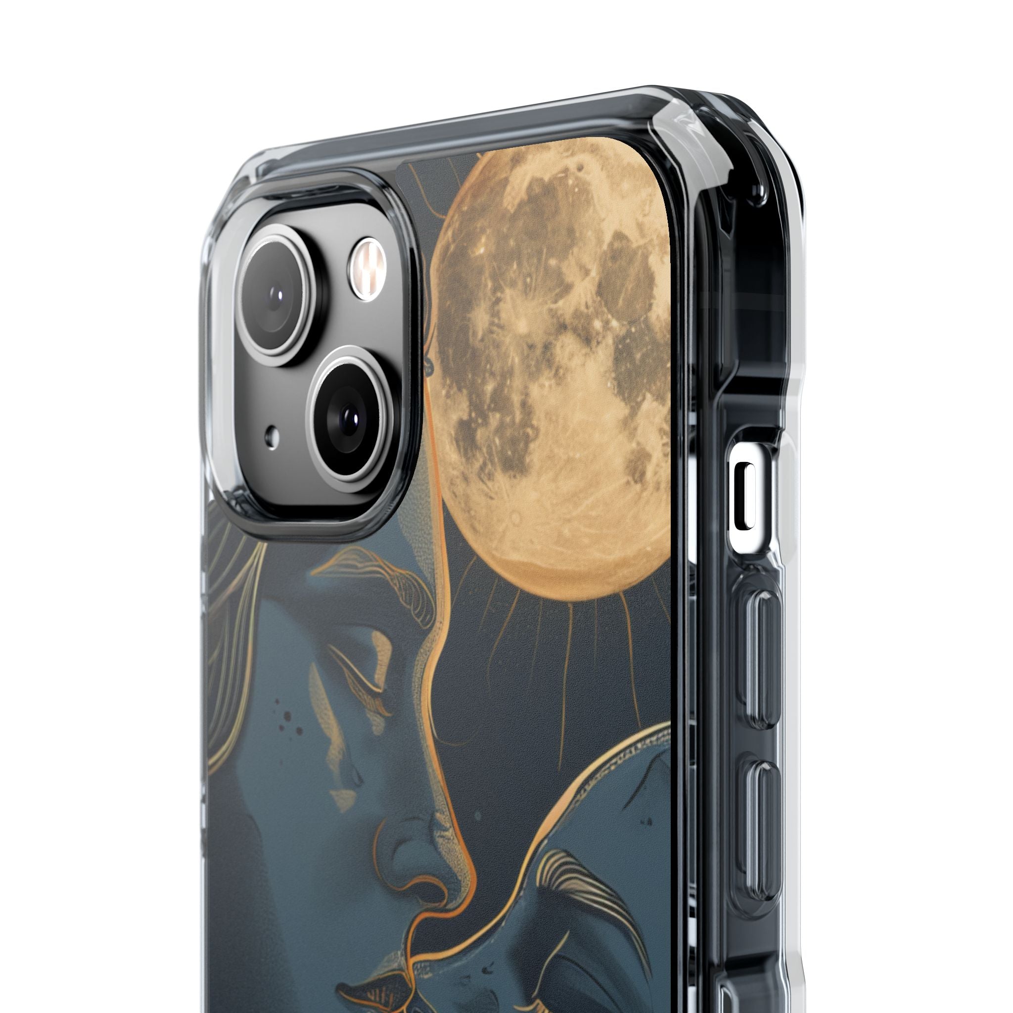 Moonlit Lovers Whisper iPhone 14 - Impact Clear+