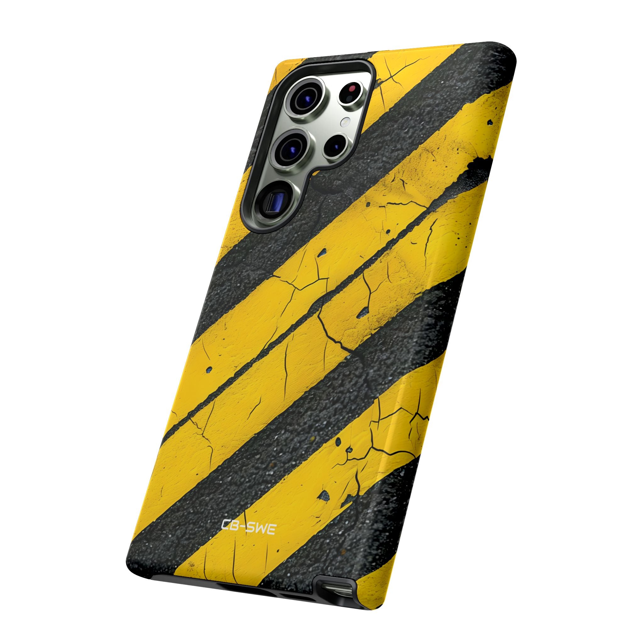 Cracked Hazard Lines - Samsung Case