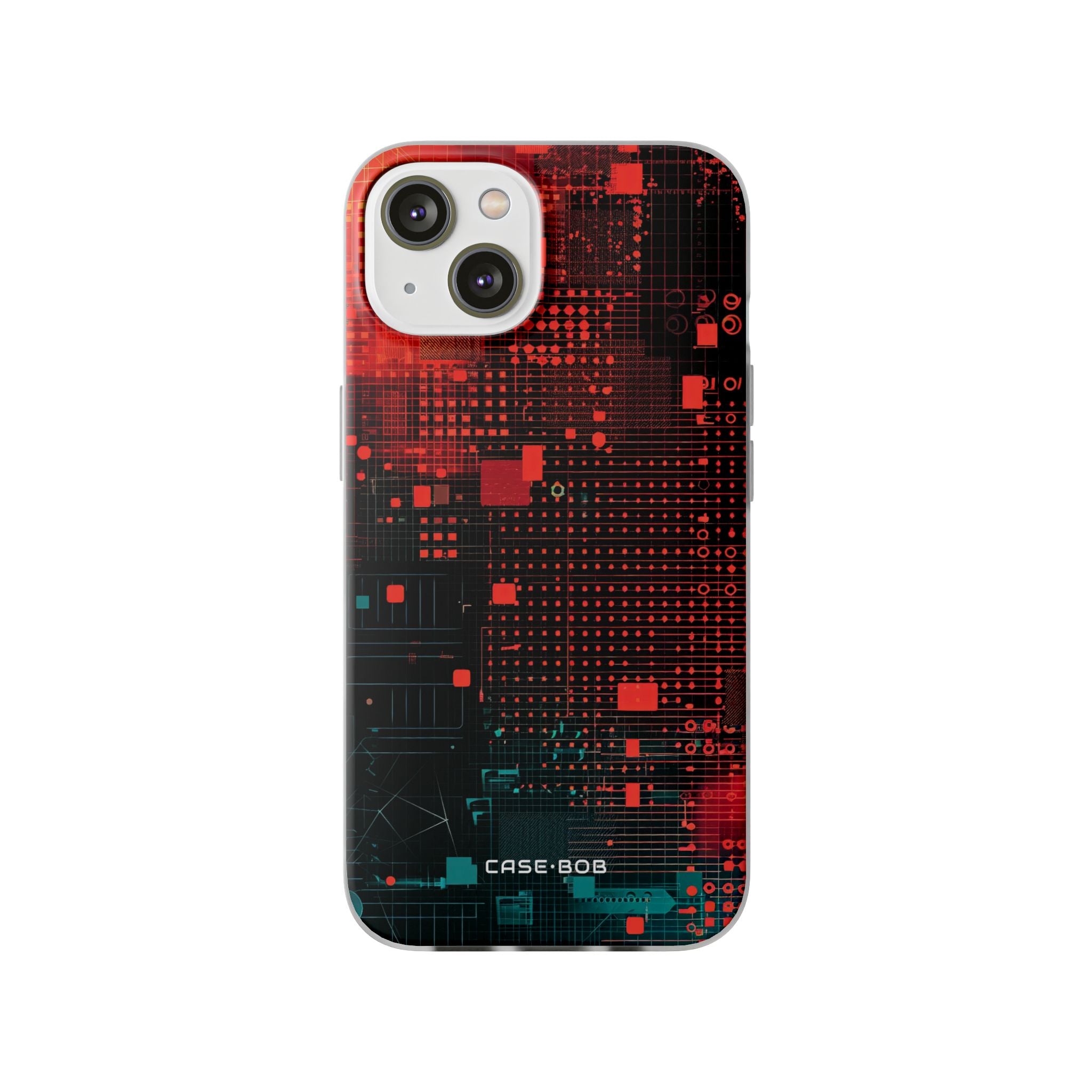 Grid Fusion iPhone 14 Case - Soft