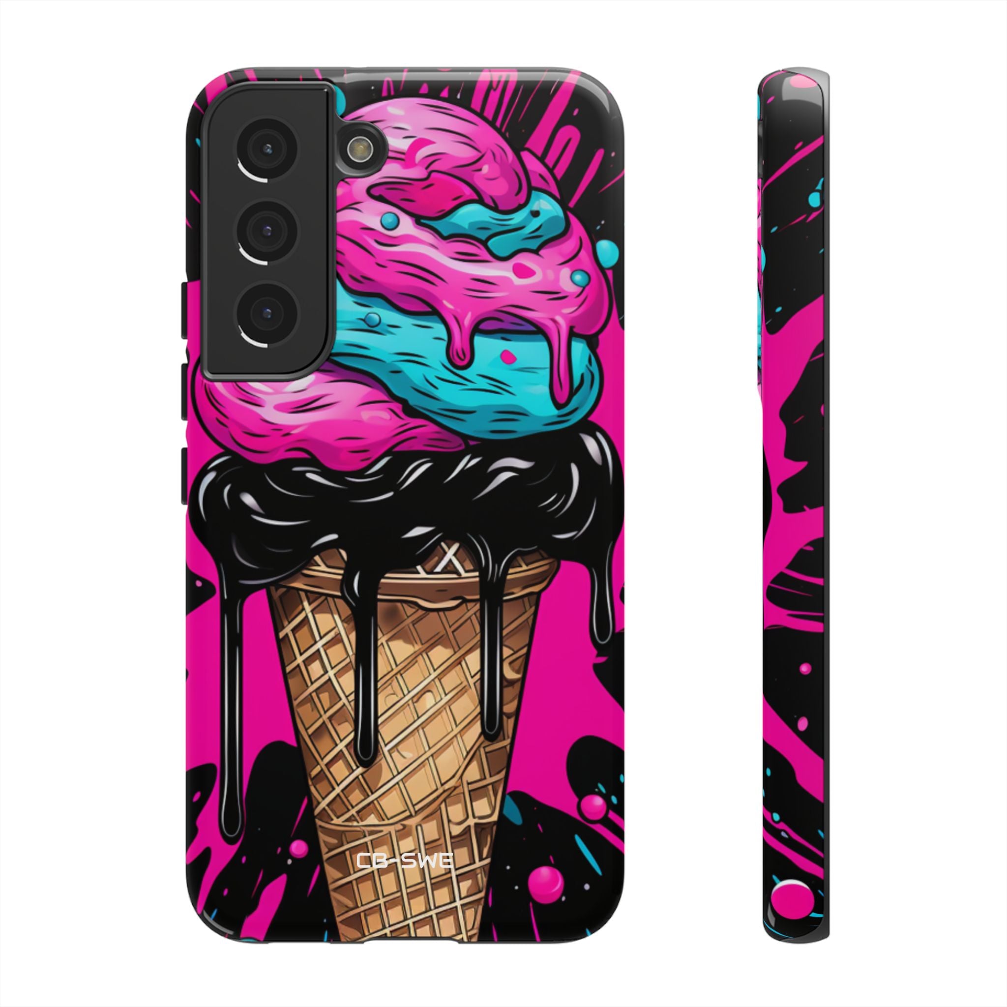 Neon Ice Cream Burst - Samsung Case