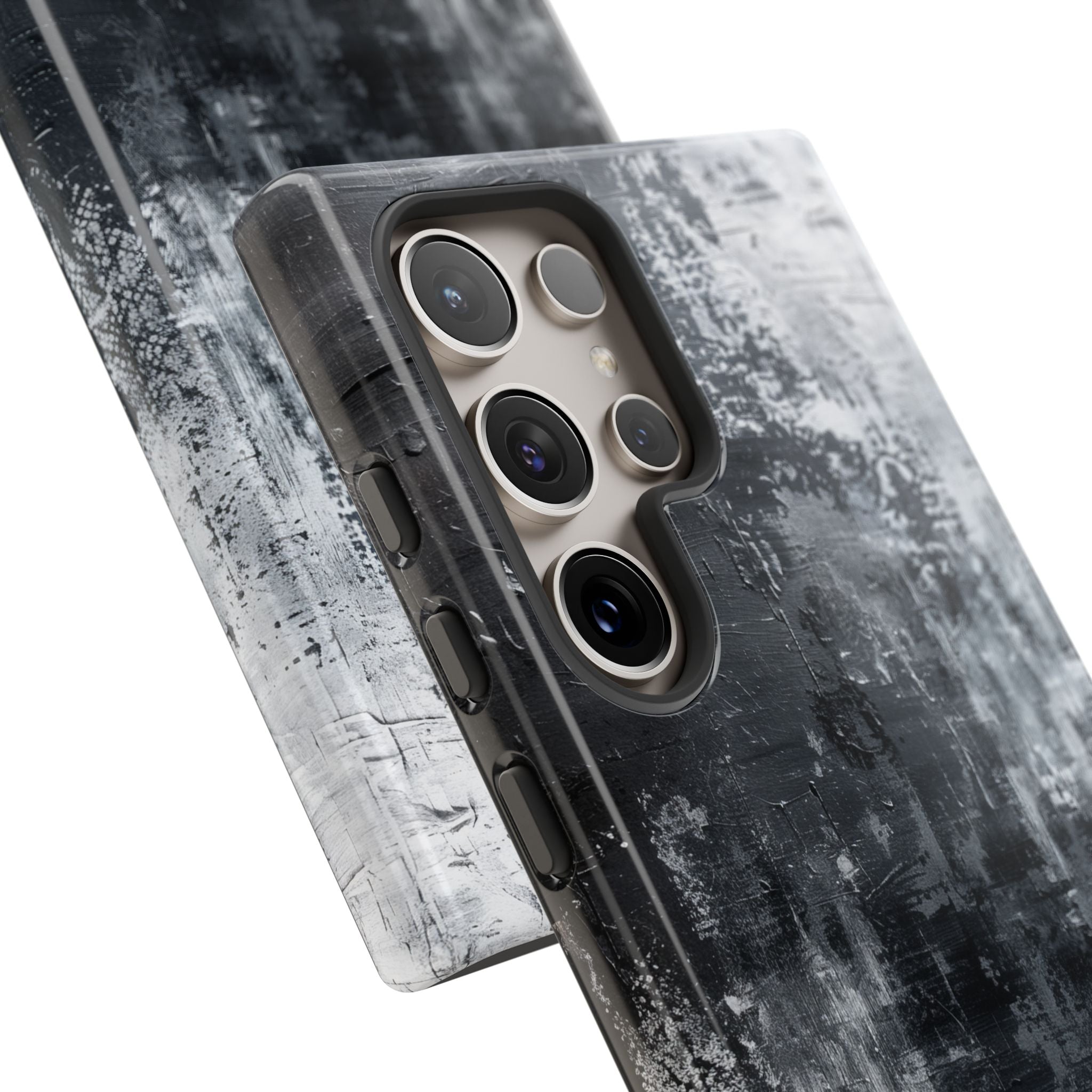 Textured Blackscape Samsung S24 Ultra Case - Tough