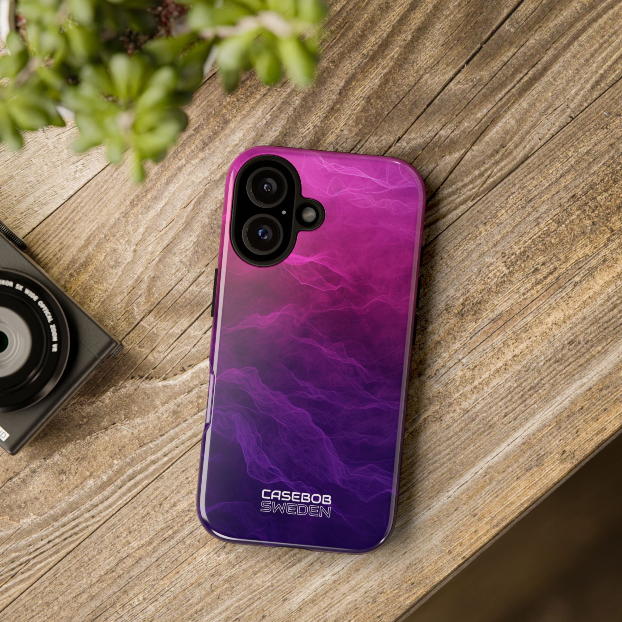 Violet Dream Currents iPhone 16 - Tough