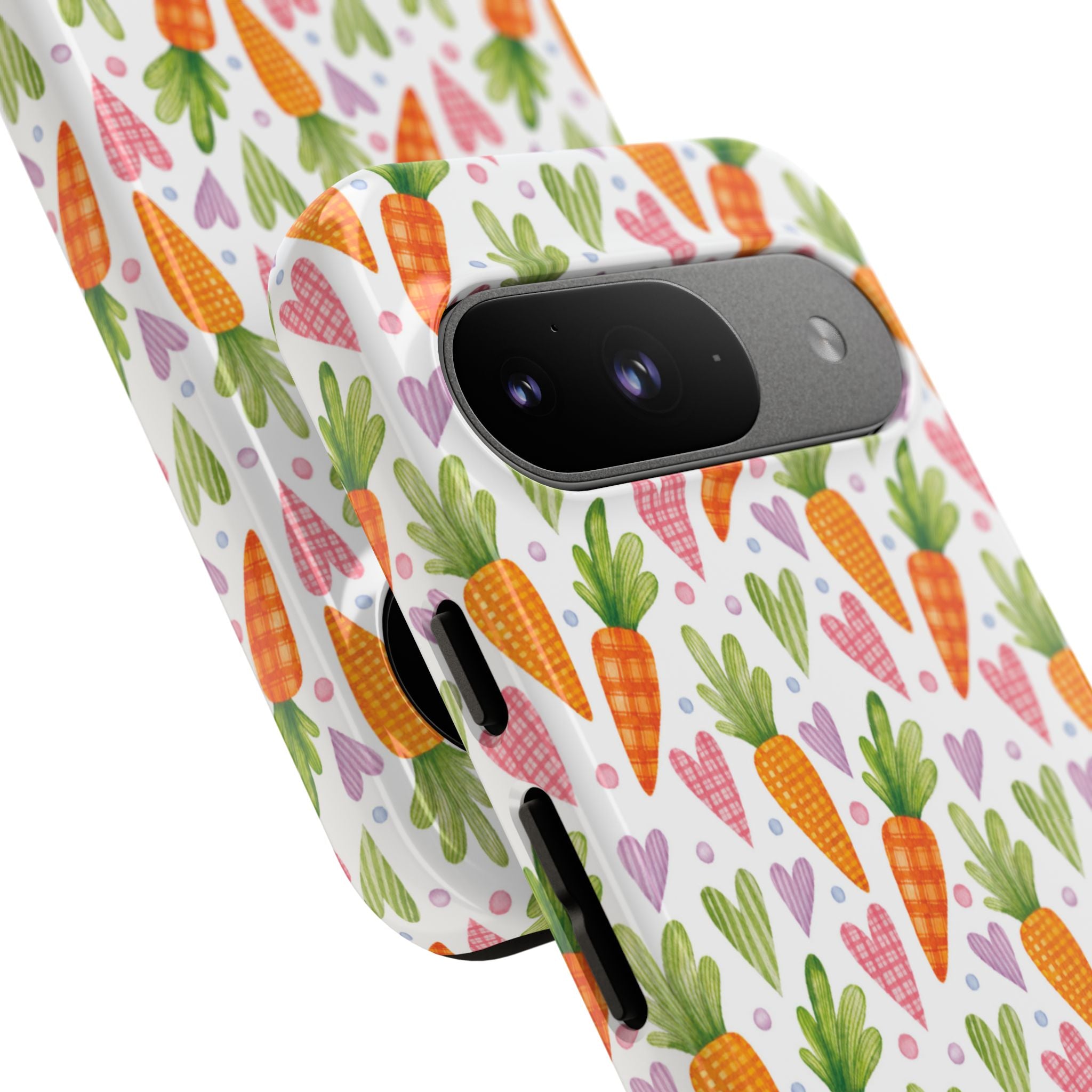 Carrots Embrace Hearts - Google Pixel Case