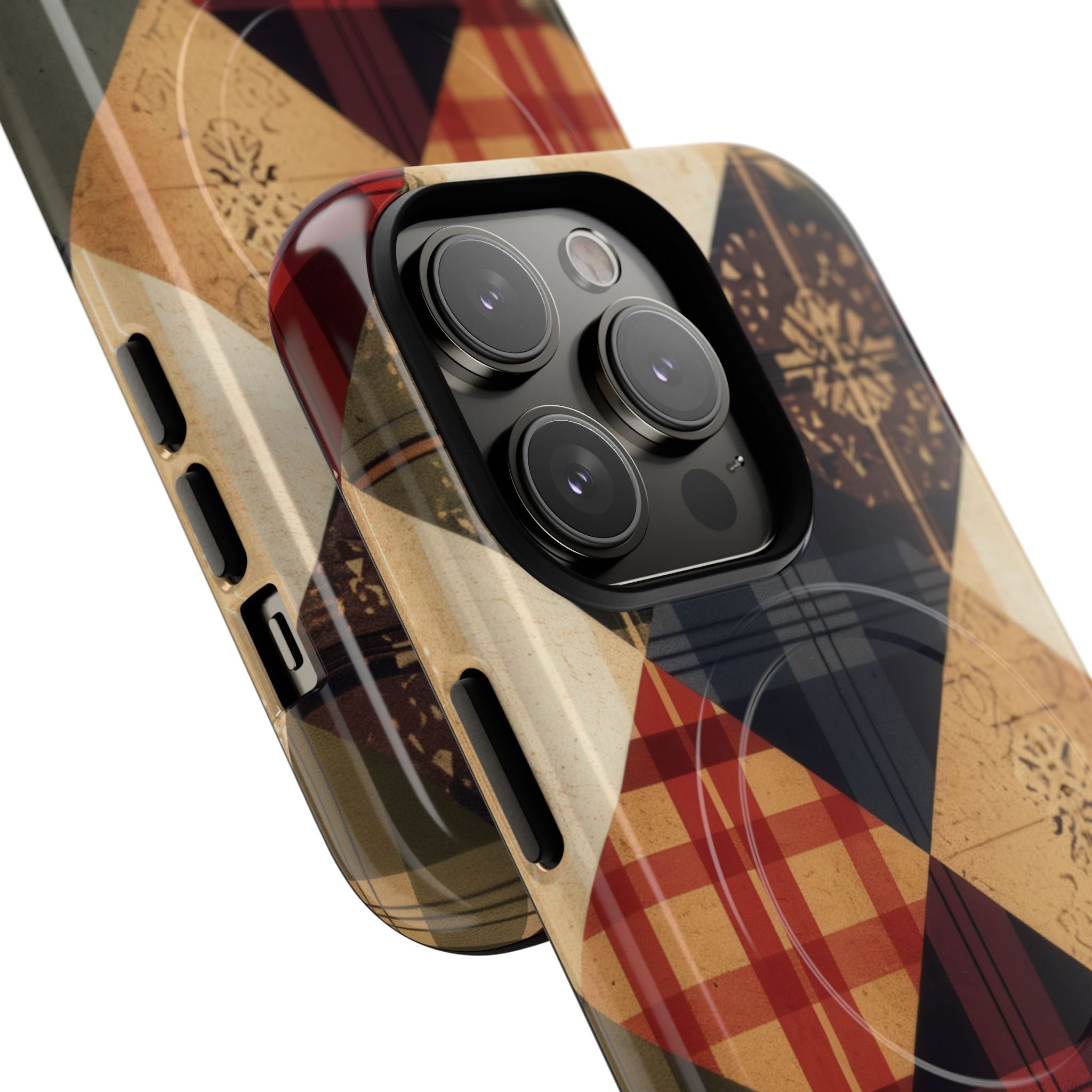 Rustic Quilt Charm iPhone 14 - Tough+