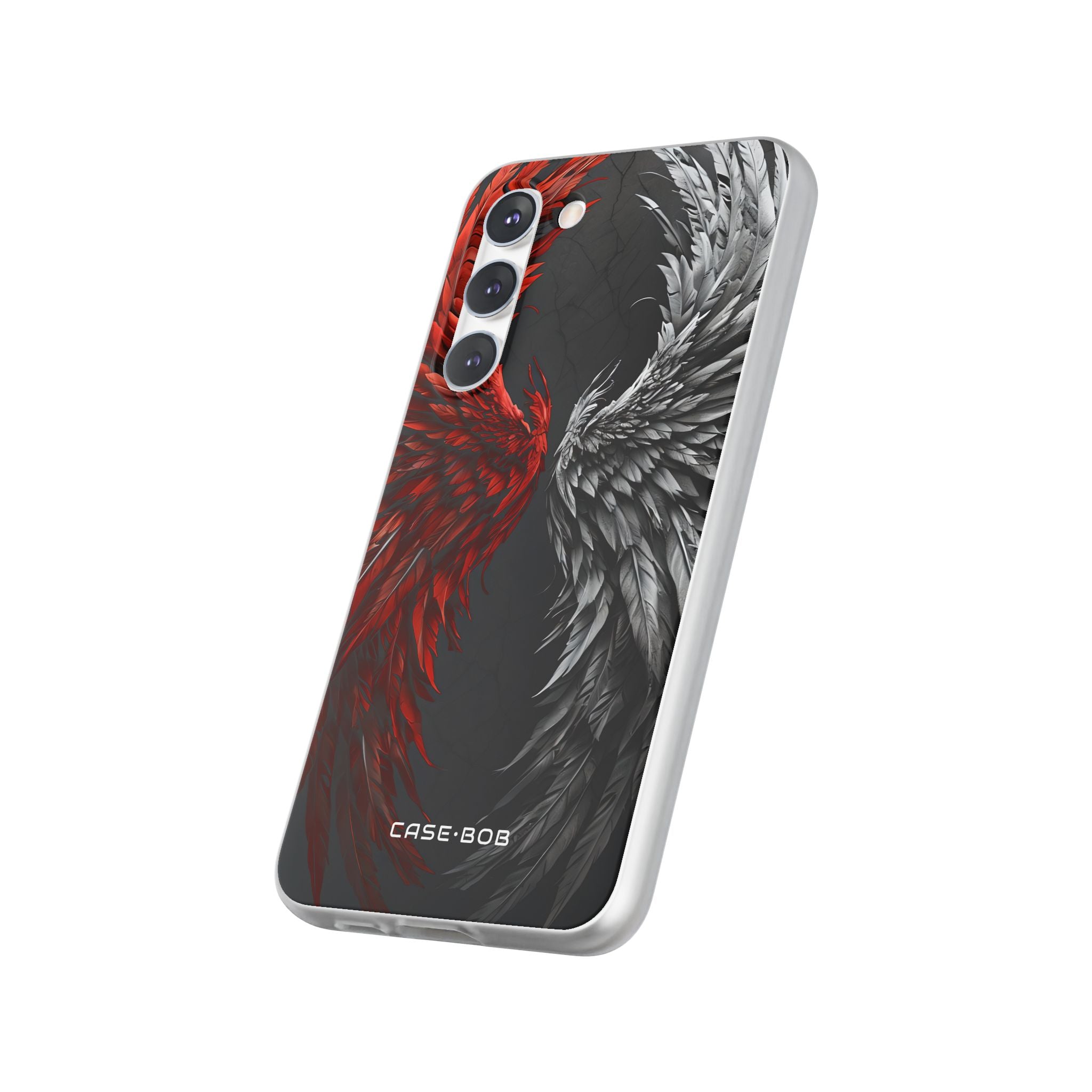 Crimson White Wings Samsung S23 Plus Case - Soft