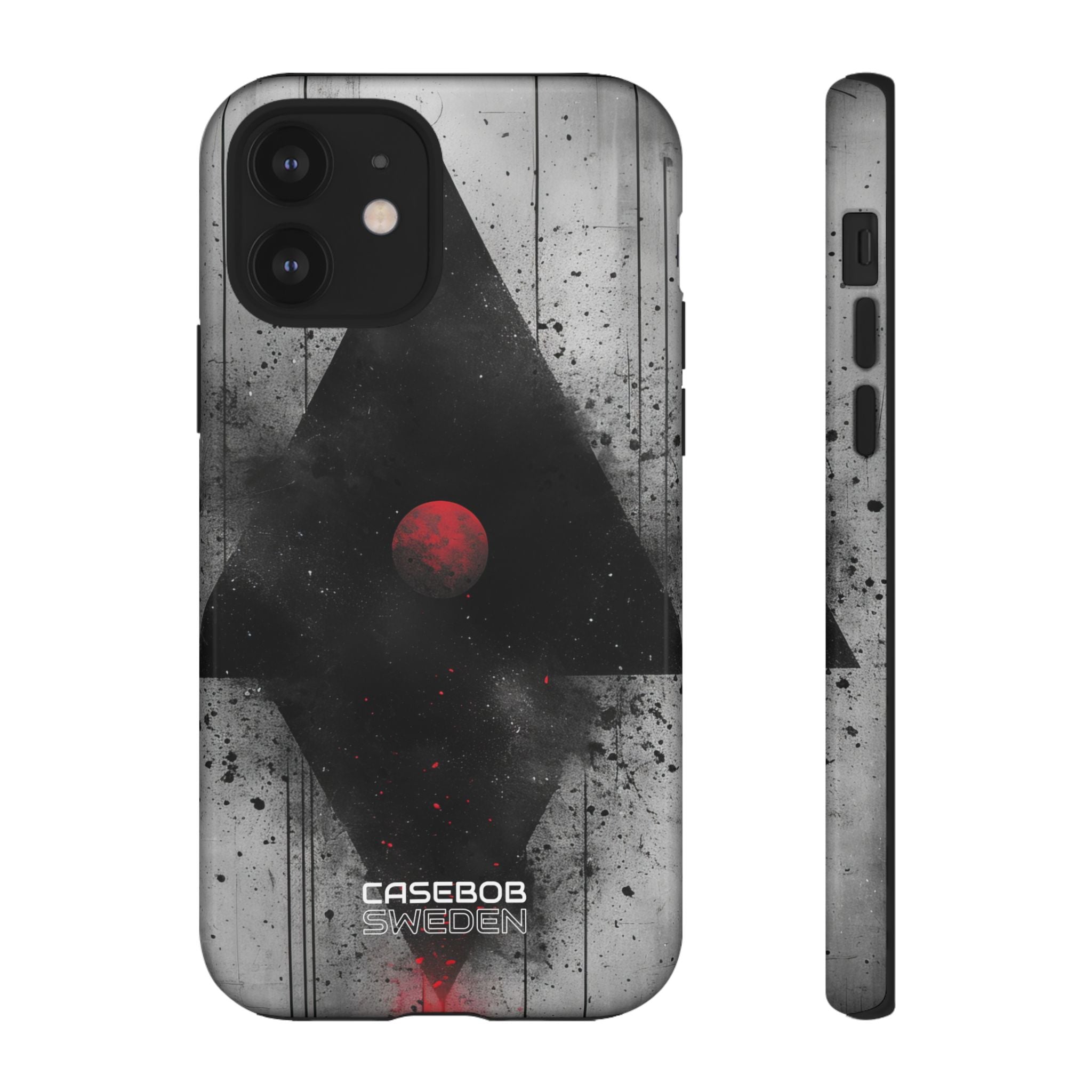 Crimson Core Geometry iPhone 12 - Tough