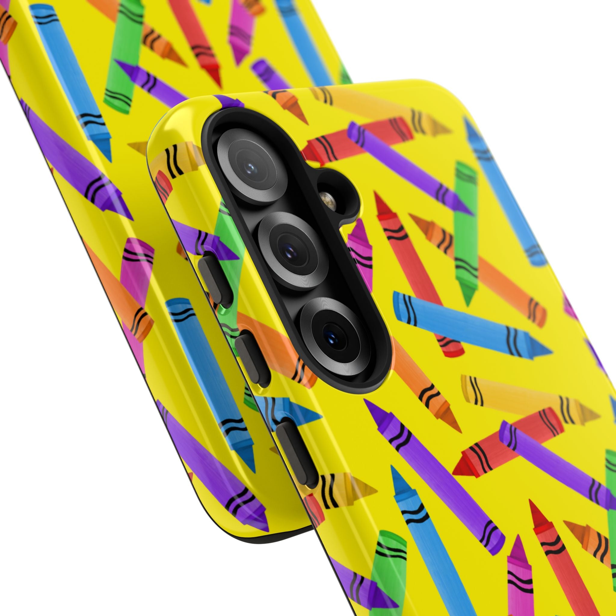 Crayons Scatter Playfully - Samsung Case