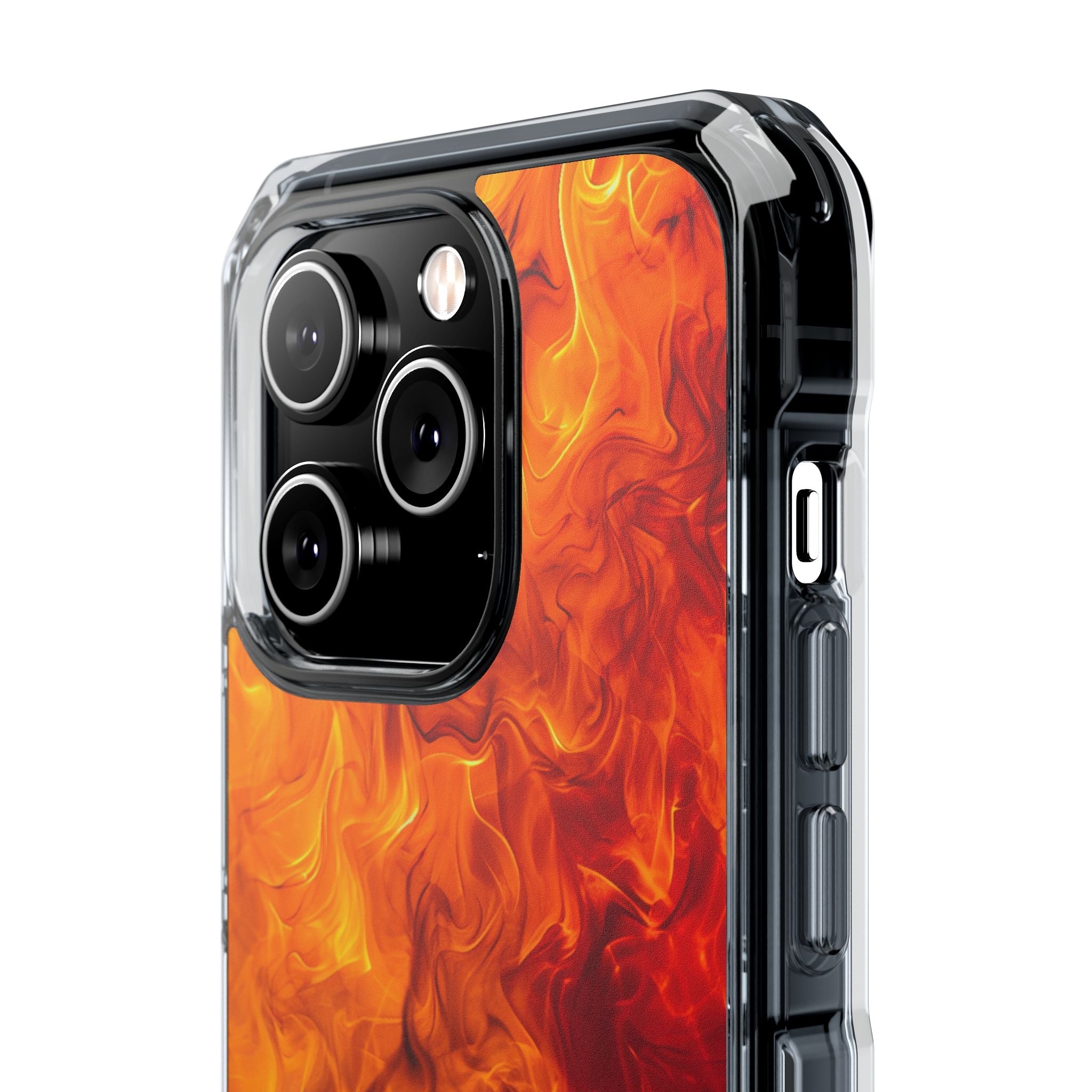 Flaming Energy Swirl iPhone 14 - Impact Clear+