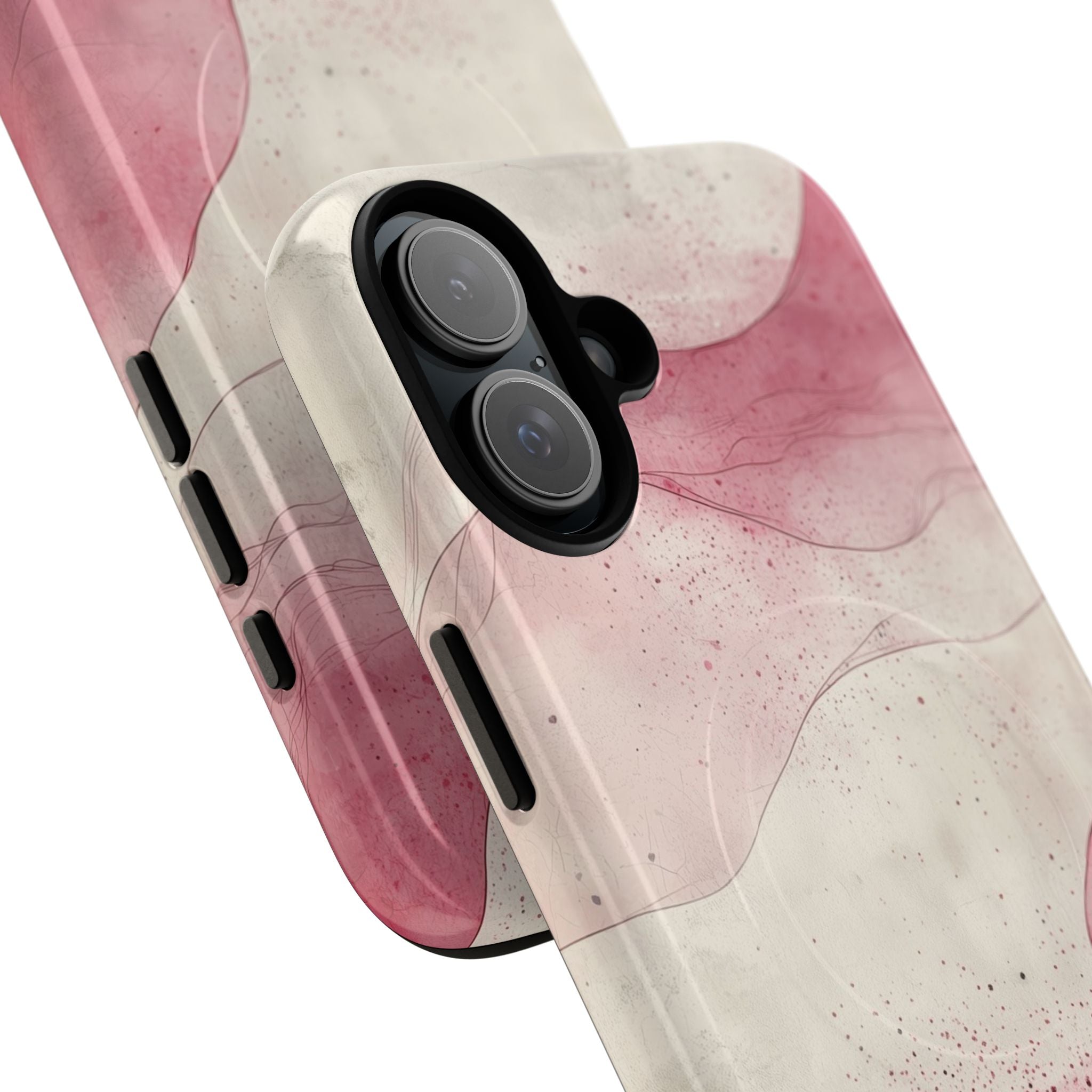 Crimson Waves iPhone 16 Plus Case - Tough+
