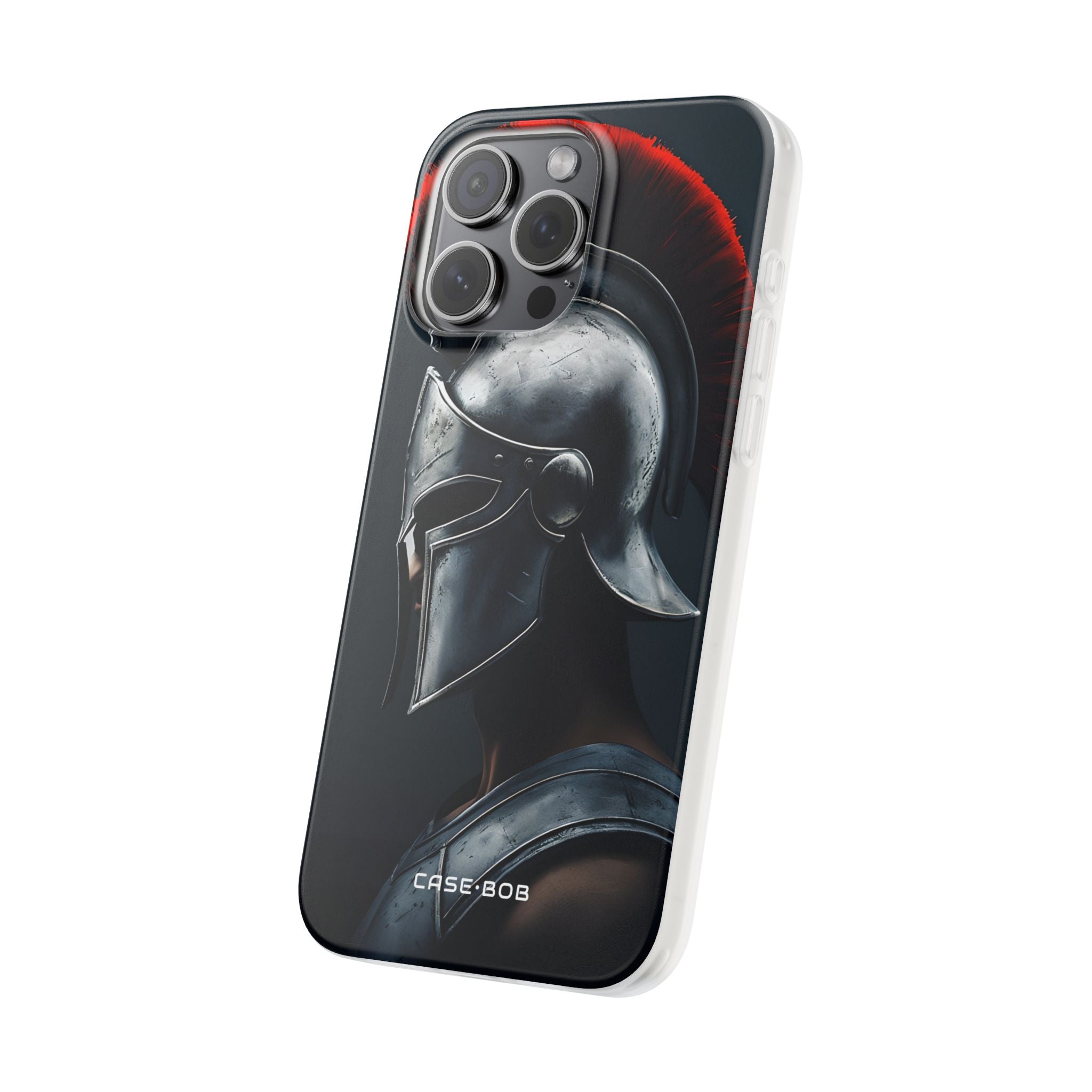 Silver Centurion iPhone 15 Pro Max Case - Soft