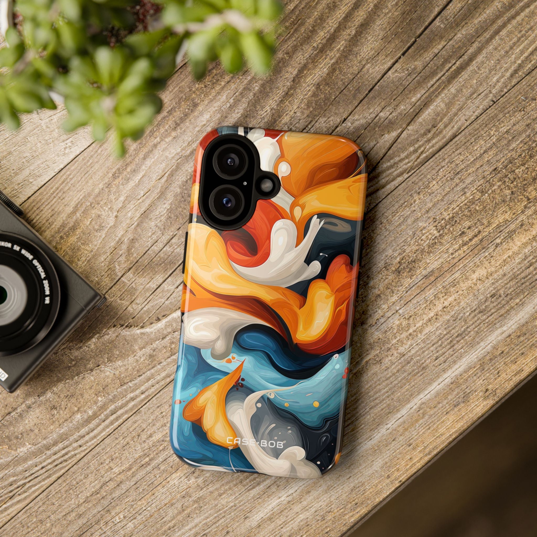 Crimson Ribbon iPhone 16 Pro Case - Tough