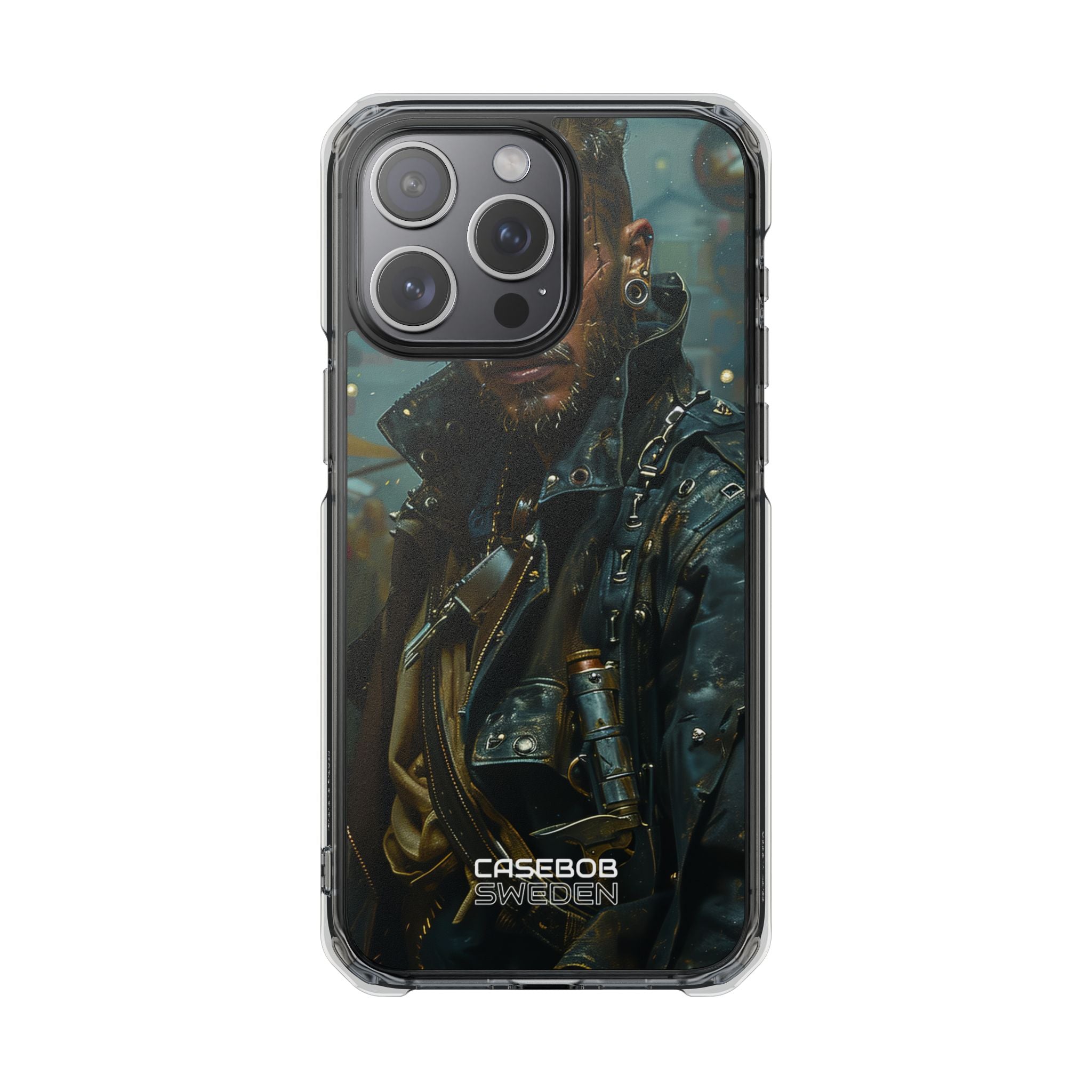 Cyber Rebel Portrait iPhone 15 - Impact Clear+