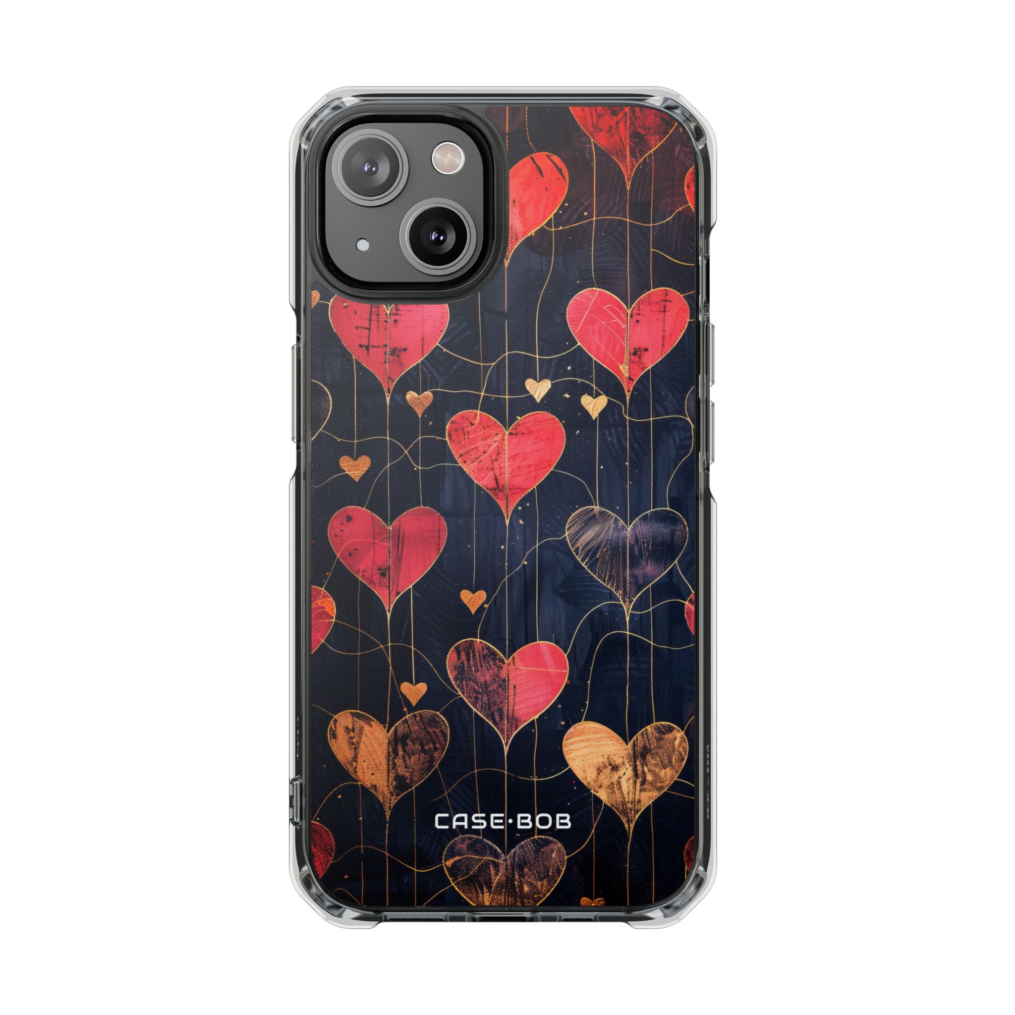 Golden Hearts Network iPhone 14 Case - Impact