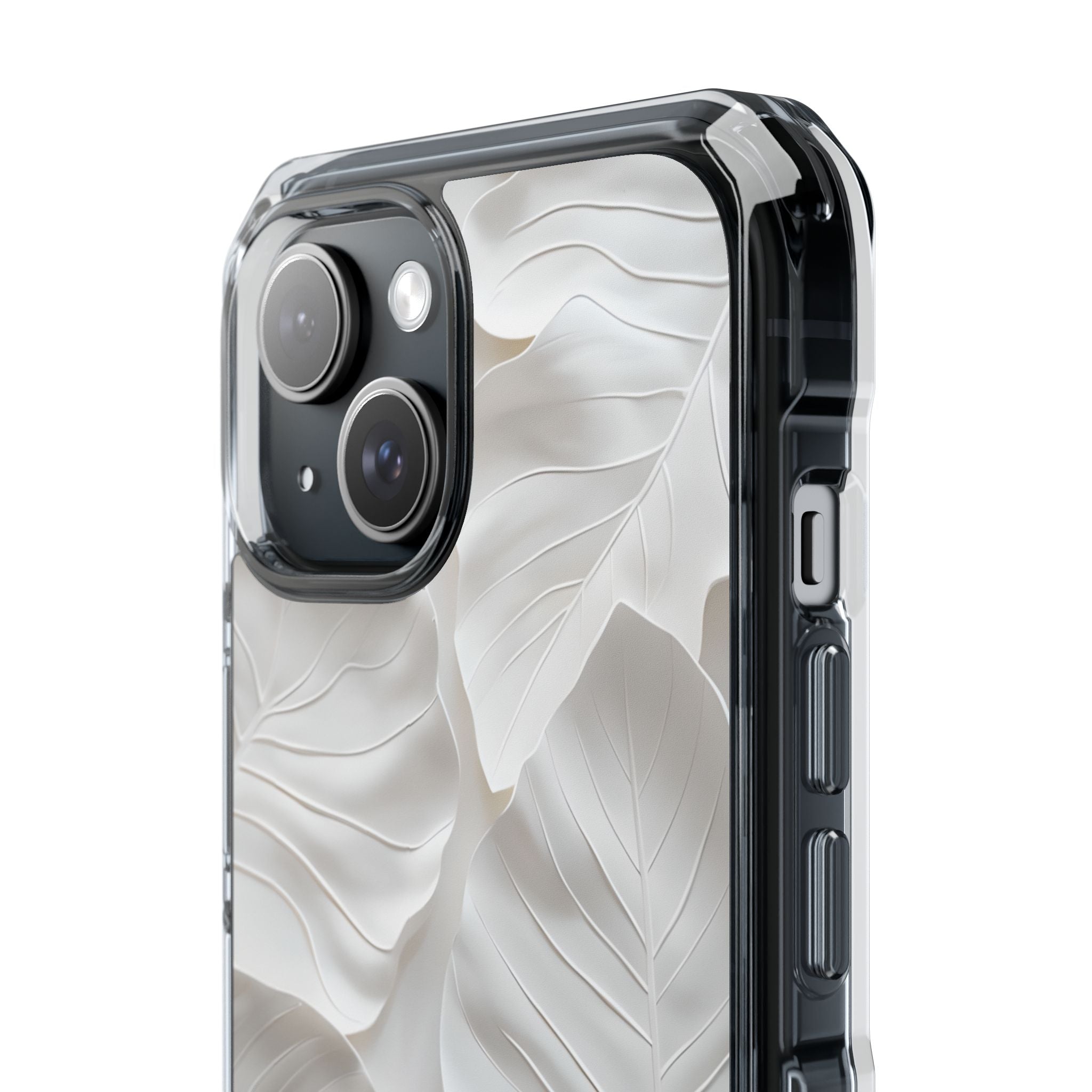 Elegant Leaf Relief iPhone Case - Impact