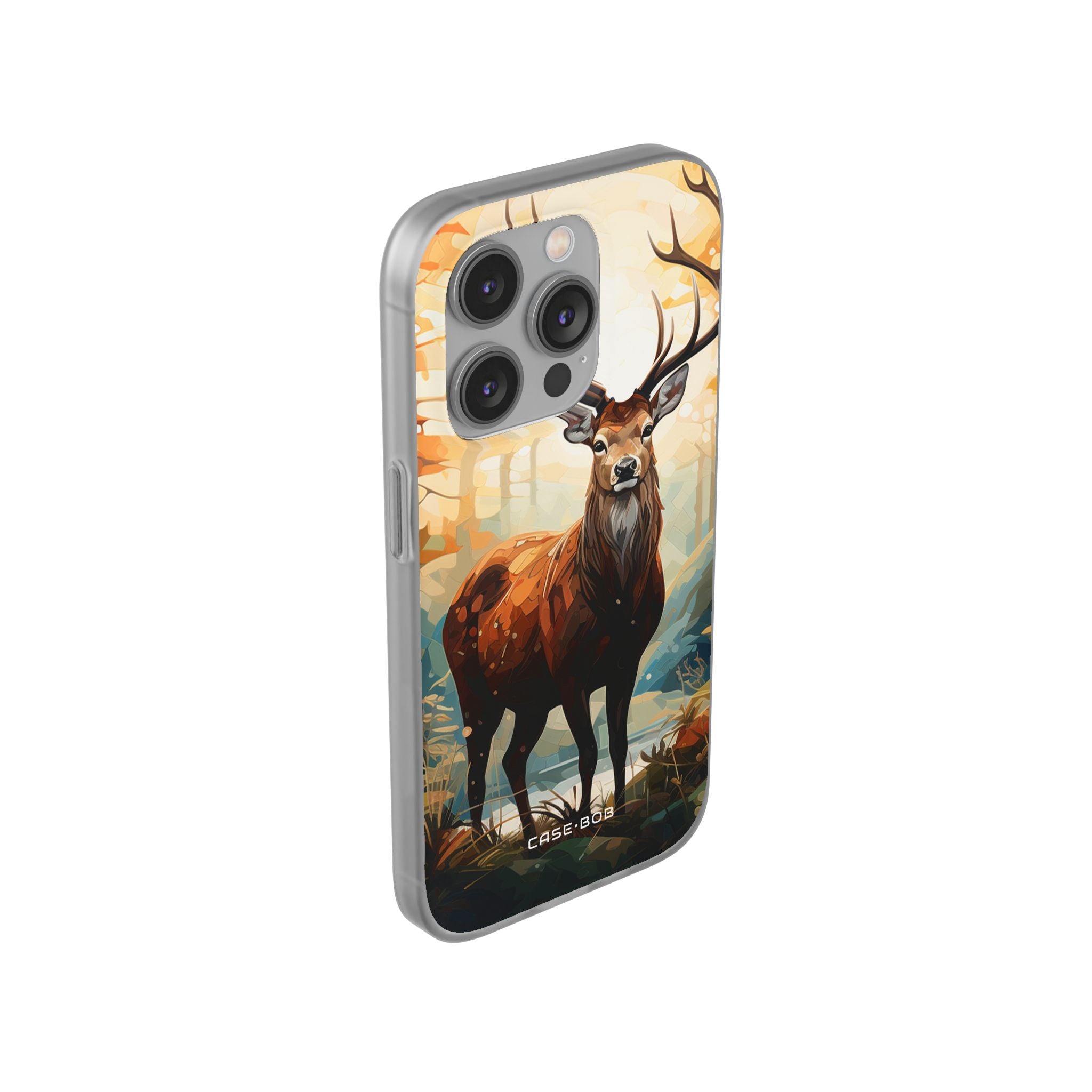 Glowing Stag iPhone 14 Pro Case - Soft