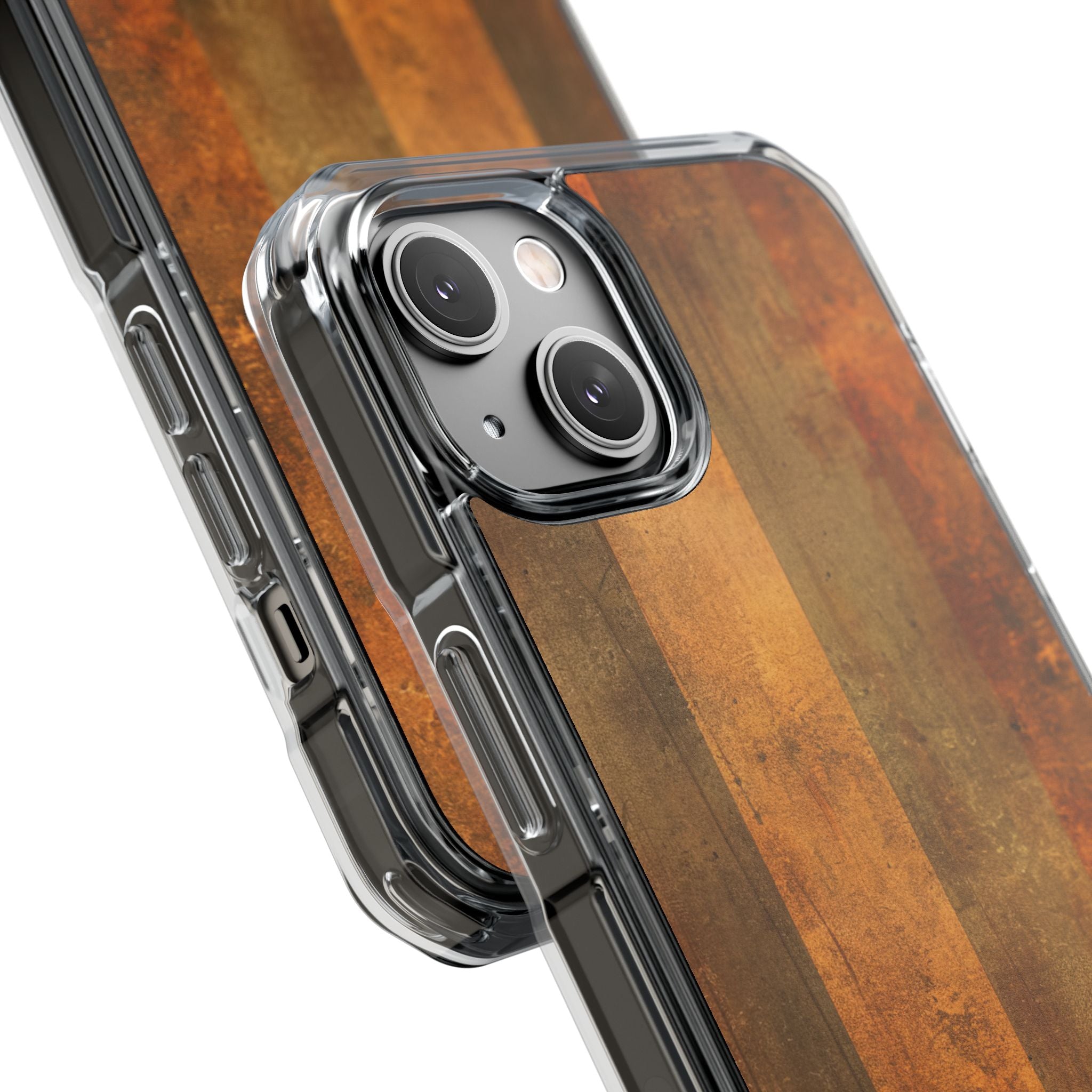 Rustic Striped Texture iPhone 14 - Impact Clear+