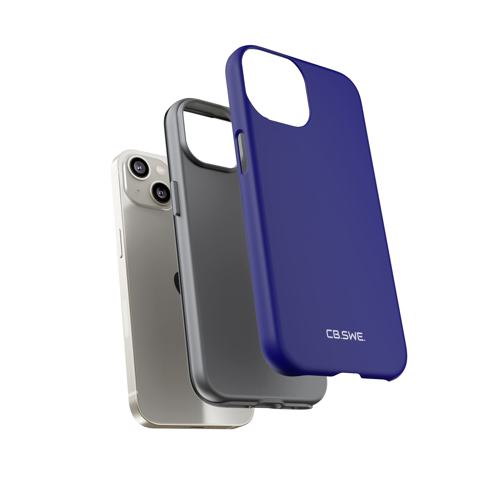 Navy Blue iPhone Case - Tough