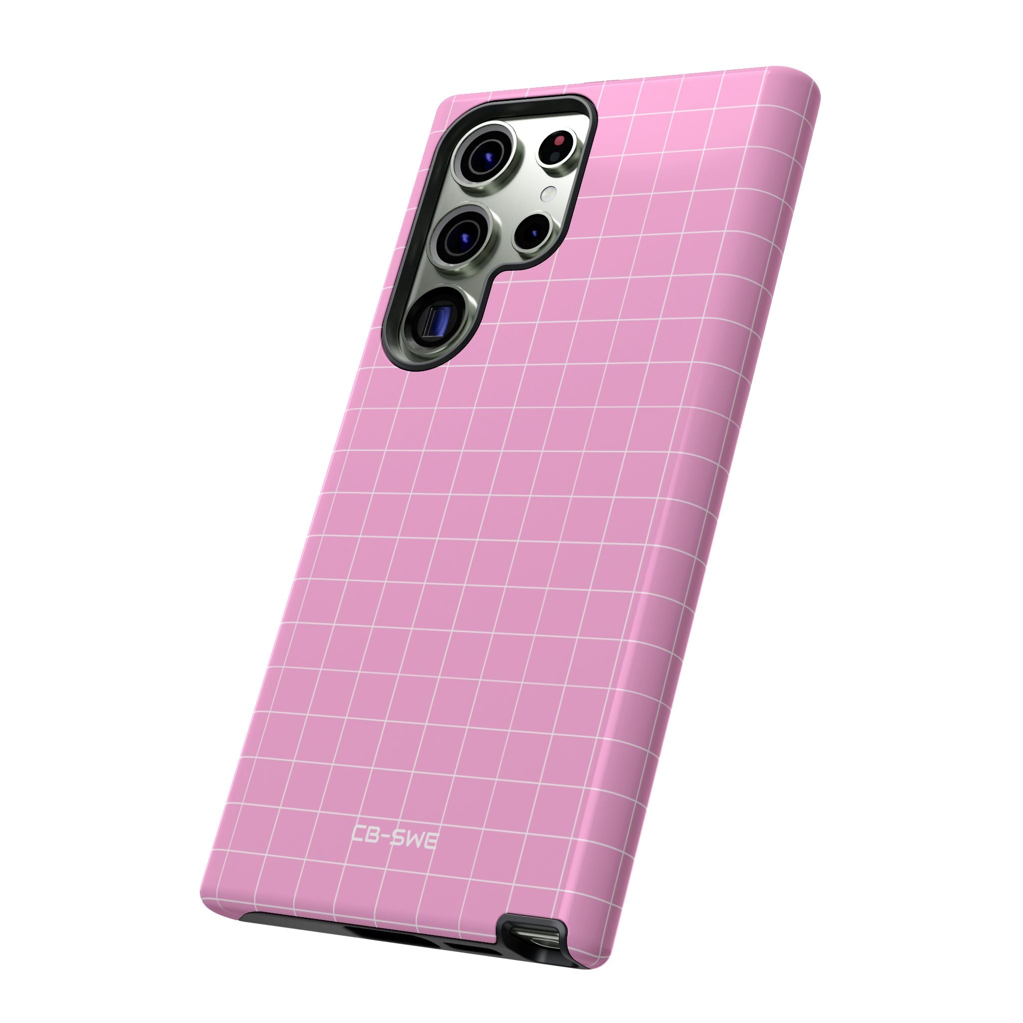 Pink Squares Align - Samsung Case